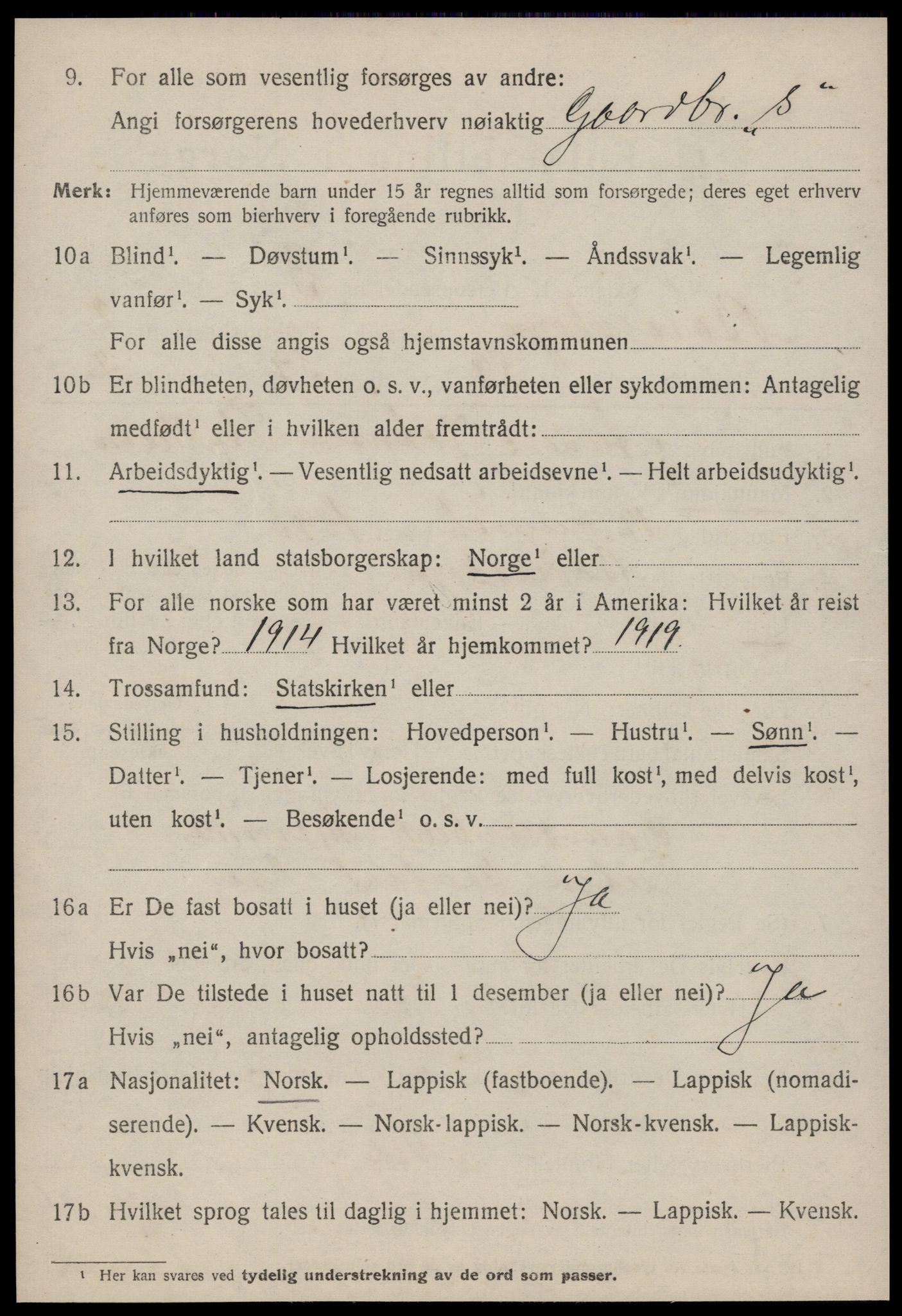 SAT, 1920 census for Børseskogn, 1920, p. 1929