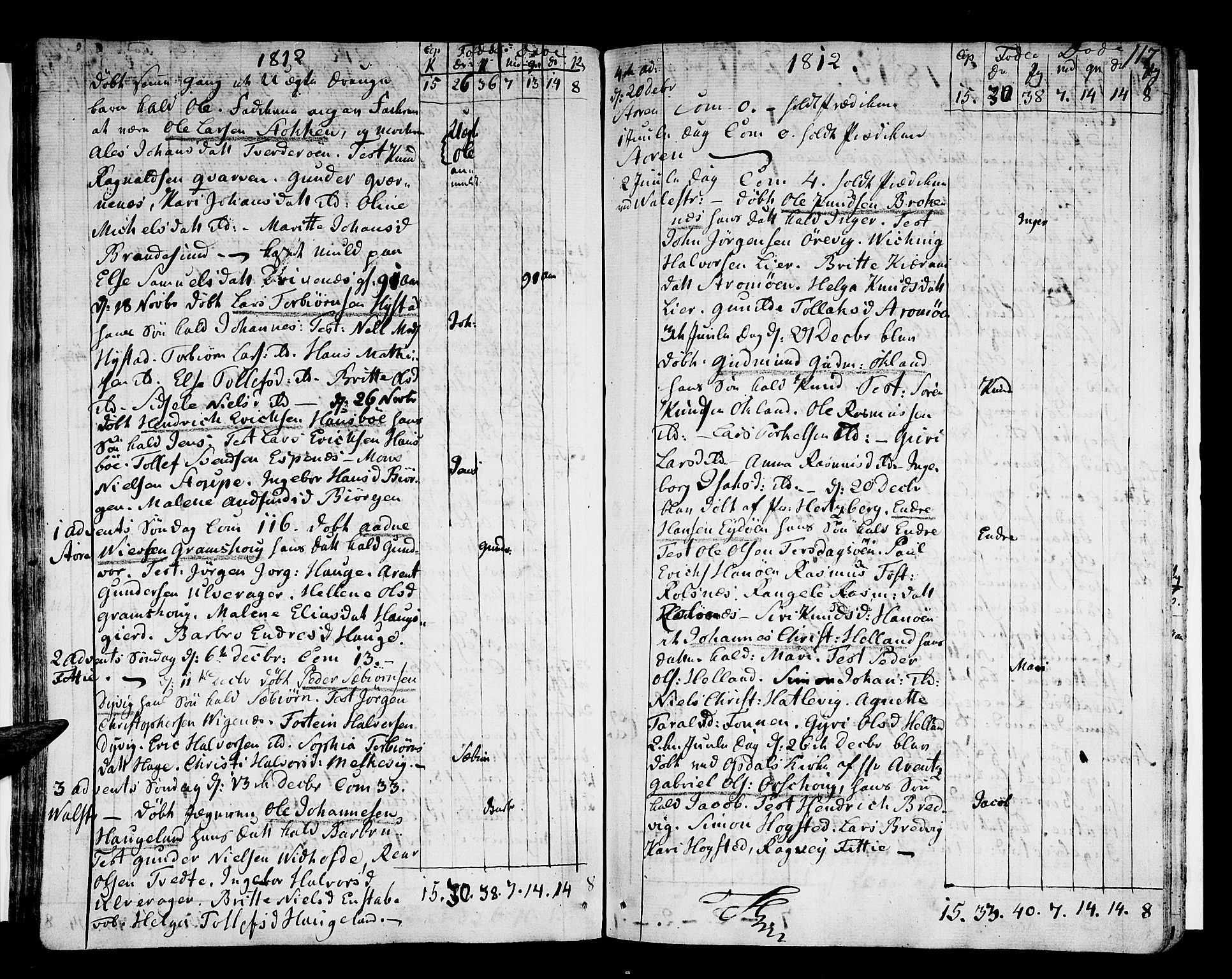 Stord sokneprestembete, AV/SAB-A-78201/H/Haa: Parish register (official) no. A 4, 1800-1815, p. 117