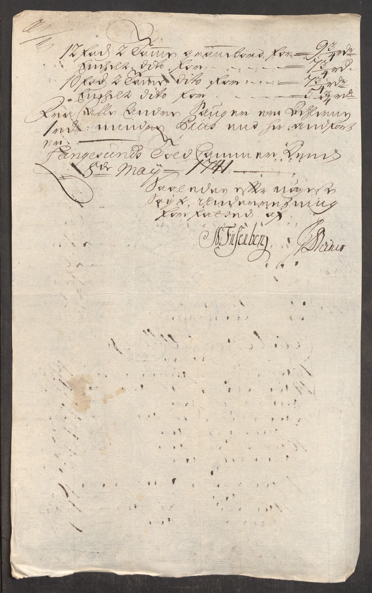 Rentekammeret inntil 1814, Realistisk ordnet avdeling, AV/RA-EA-4070/Oe/L0002: [Ø1]: Priskuranter, 1740-1744, p. 307