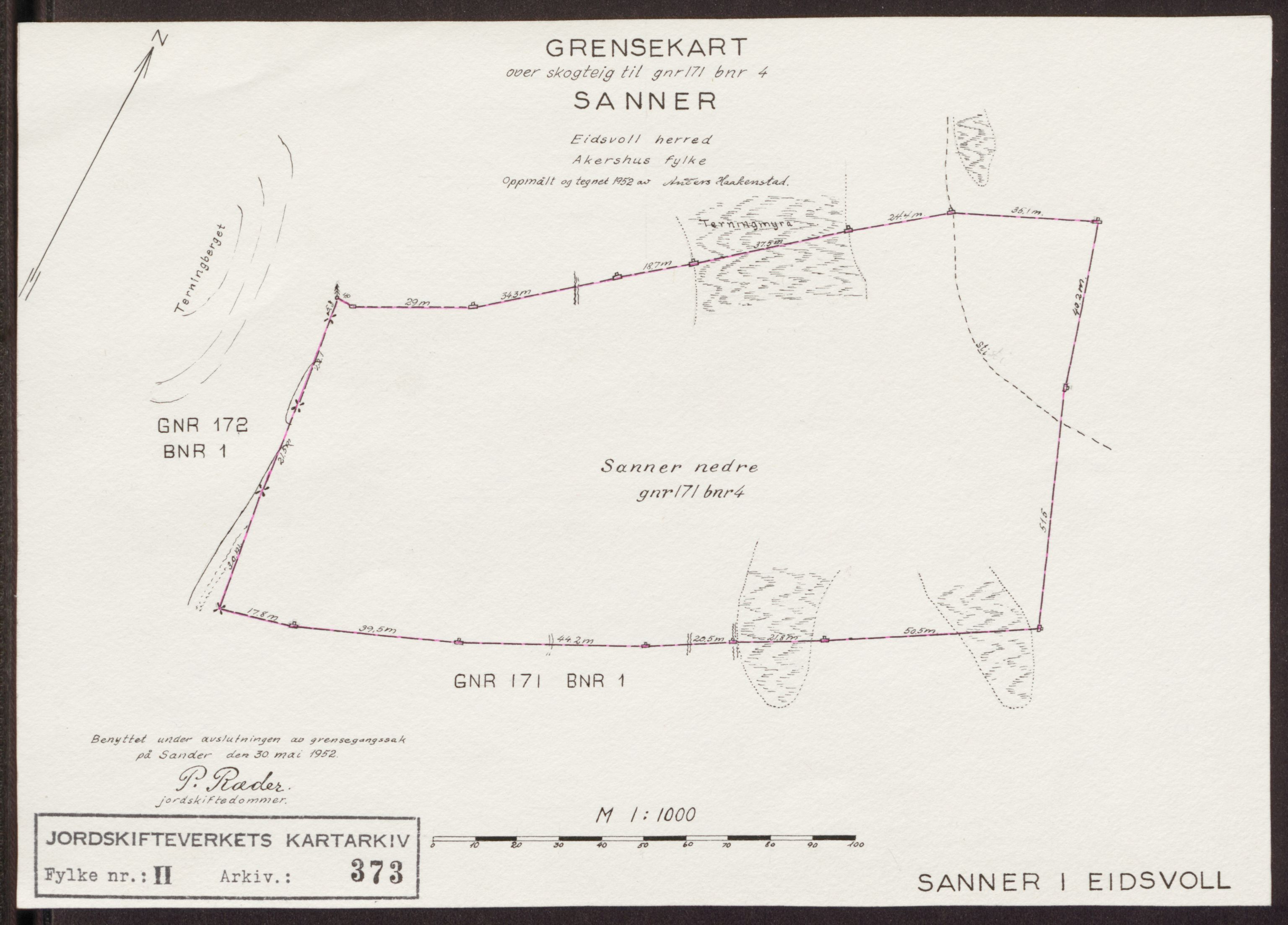 Jordskifteverkets kartarkiv, RA/S-3929/T, 1859-1988, p. 470