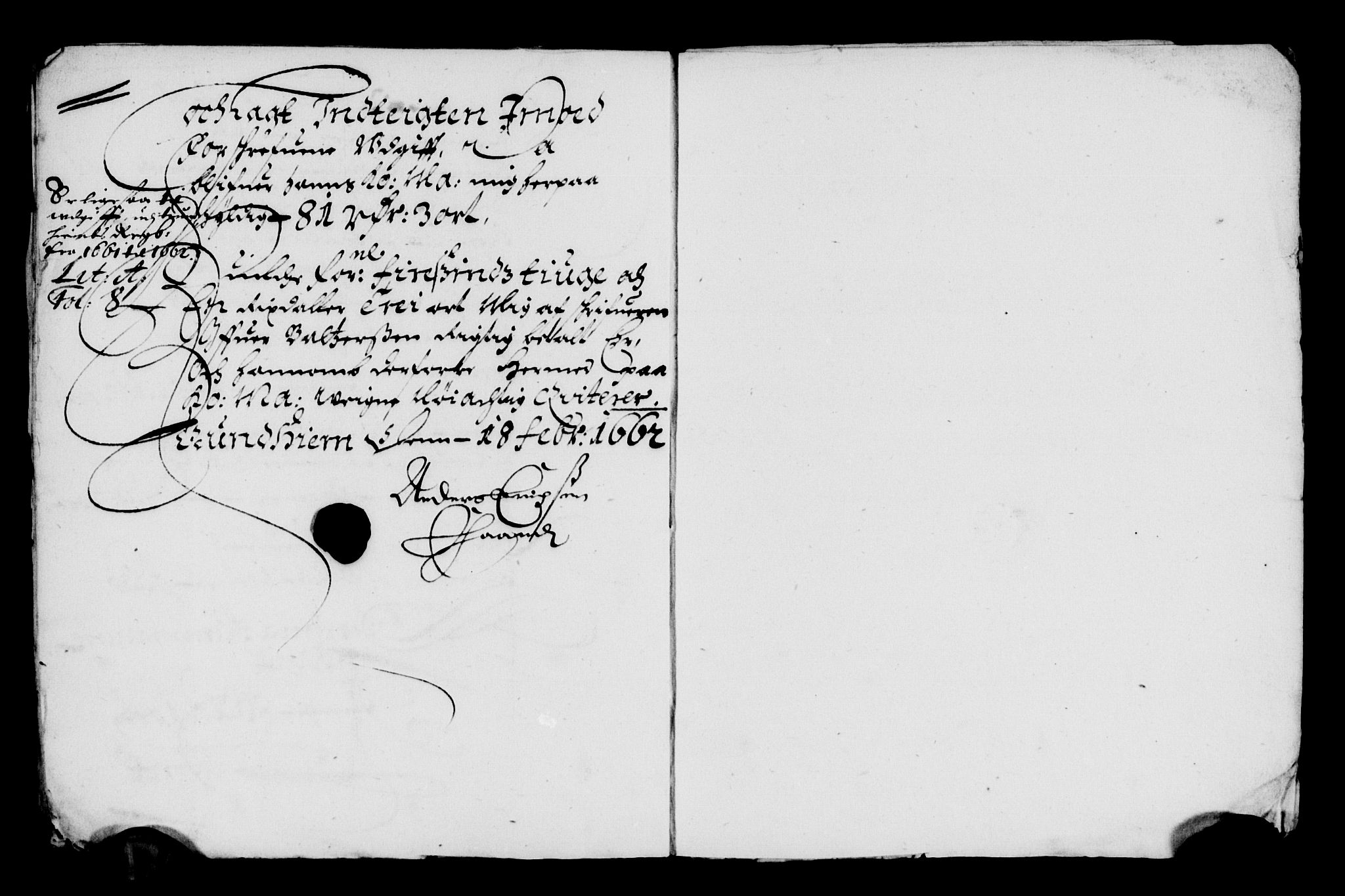 Rentekammeret inntil 1814, Reviderte regnskaper, Lensregnskaper, AV/RA-EA-5023/R/Rb/Rbw/L0148: Trondheim len, 1661