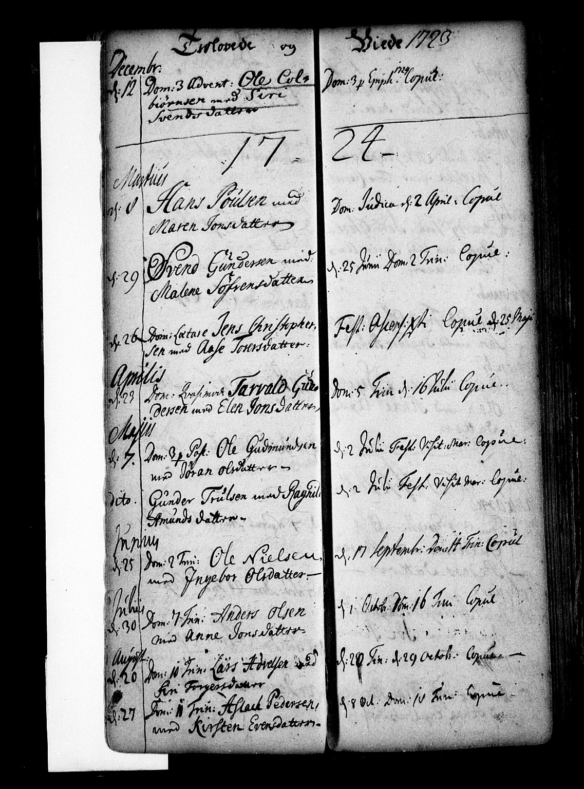 Enebakk prestekontor Kirkebøker, AV/SAO-A-10171c/F/Fa/L0001: Parish register (official) no. I 1, 1719-1754