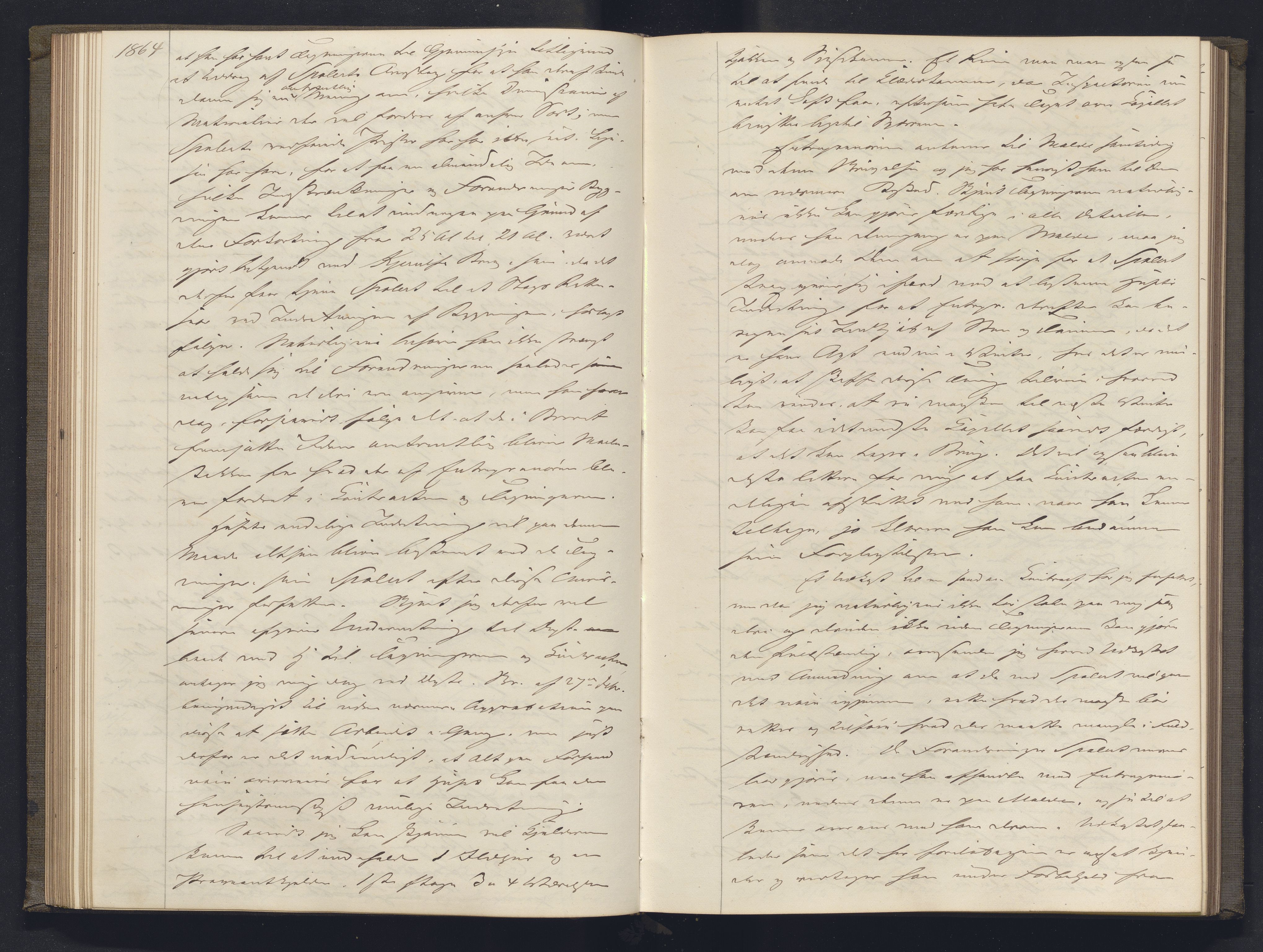 Lepraarkiver - Overlegen for den spedalske sykdom, AV/SAB-A-61001/B.b/L0003: Kopibok, 1862-1865