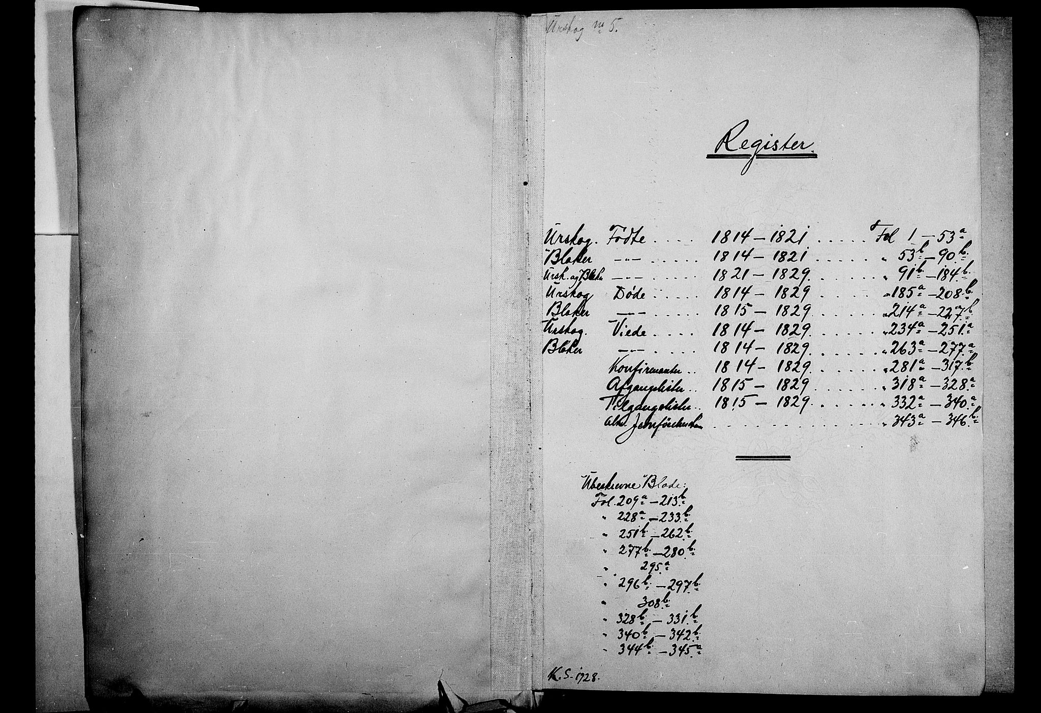 Aurskog prestekontor Kirkebøker, SAO/A-10304a/G/Ga/L0001: Parish register (copy) no. I 1, 1814-1829