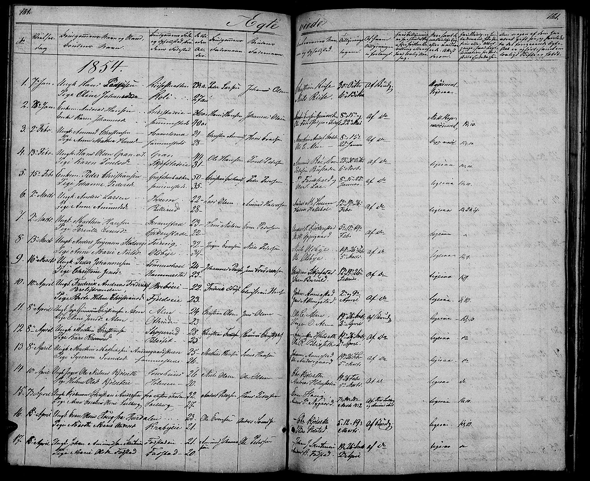 Østre Toten prestekontor, SAH/PREST-104/H/Ha/Hab/L0003: Parish register (copy) no. 3, 1848-1857, p. 161