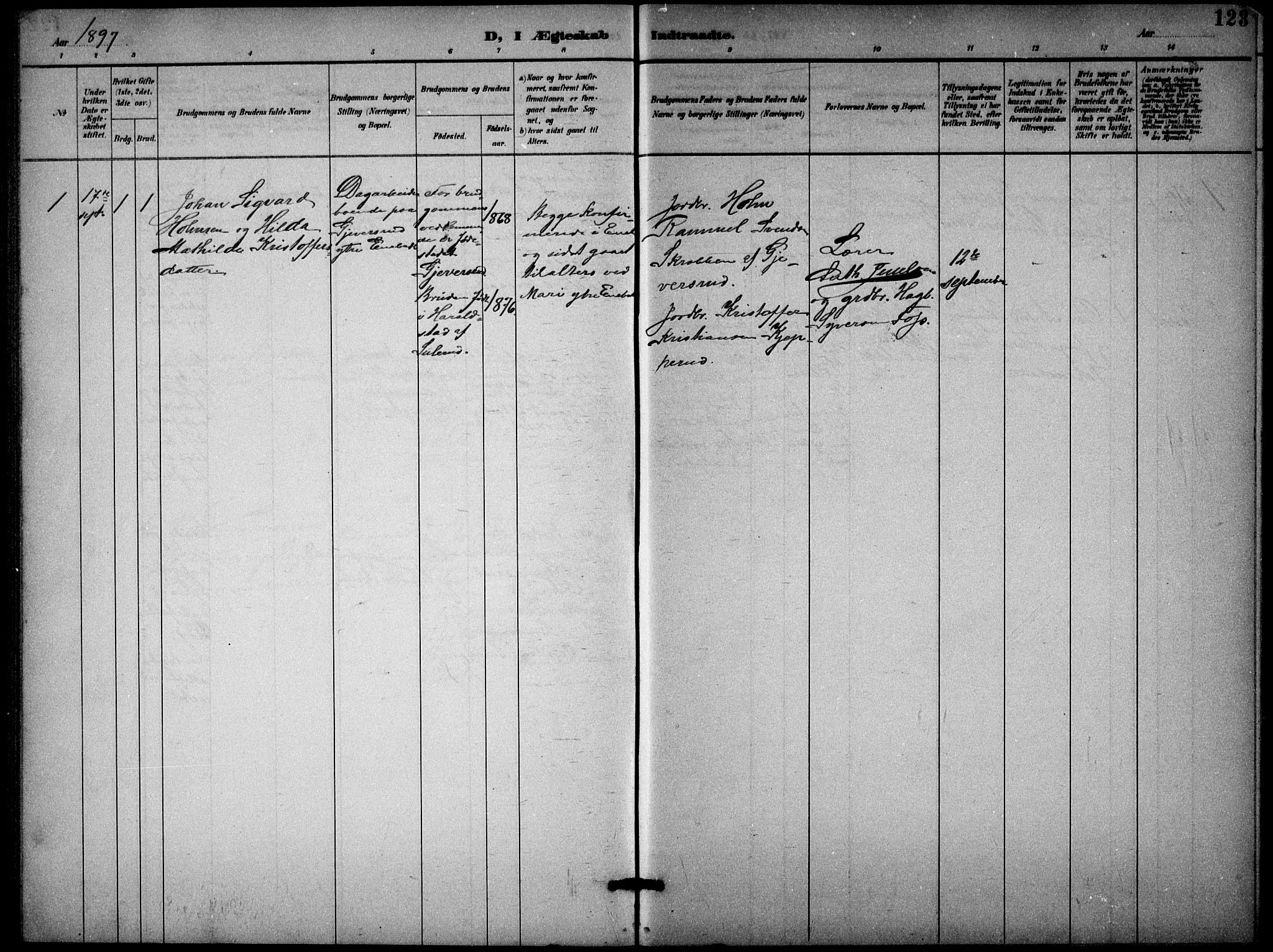 Enebakk prestekontor Kirkebøker, SAO/A-10171c/G/Gb/L0002: Parish register (copy) no. II 2, 1891-1903, p. 123