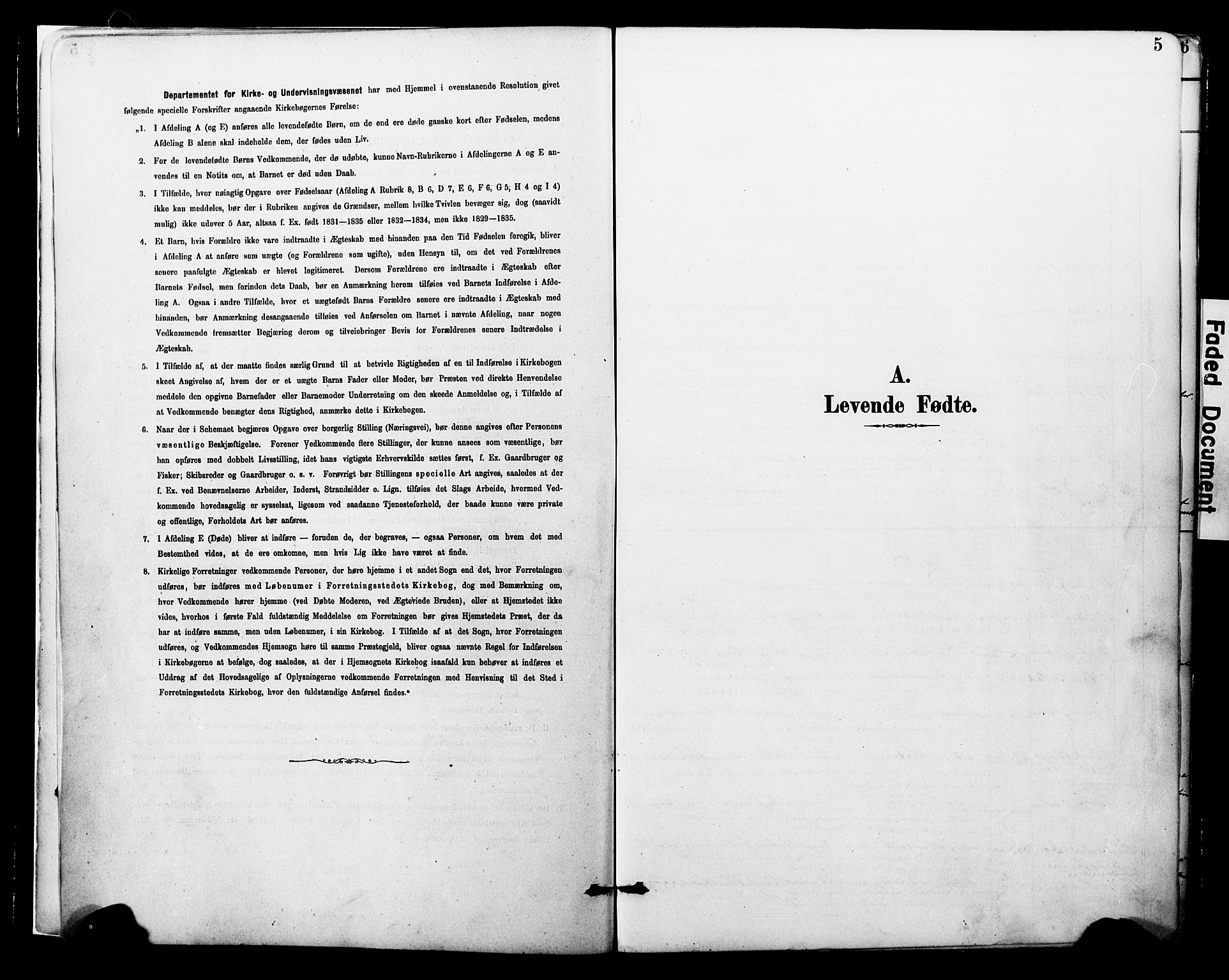 Ministerialprotokoller, klokkerbøker og fødselsregistre - Møre og Romsdal, SAT/A-1454/578/L0907: Parish register (official) no. 578A06, 1887-1904, p. 5