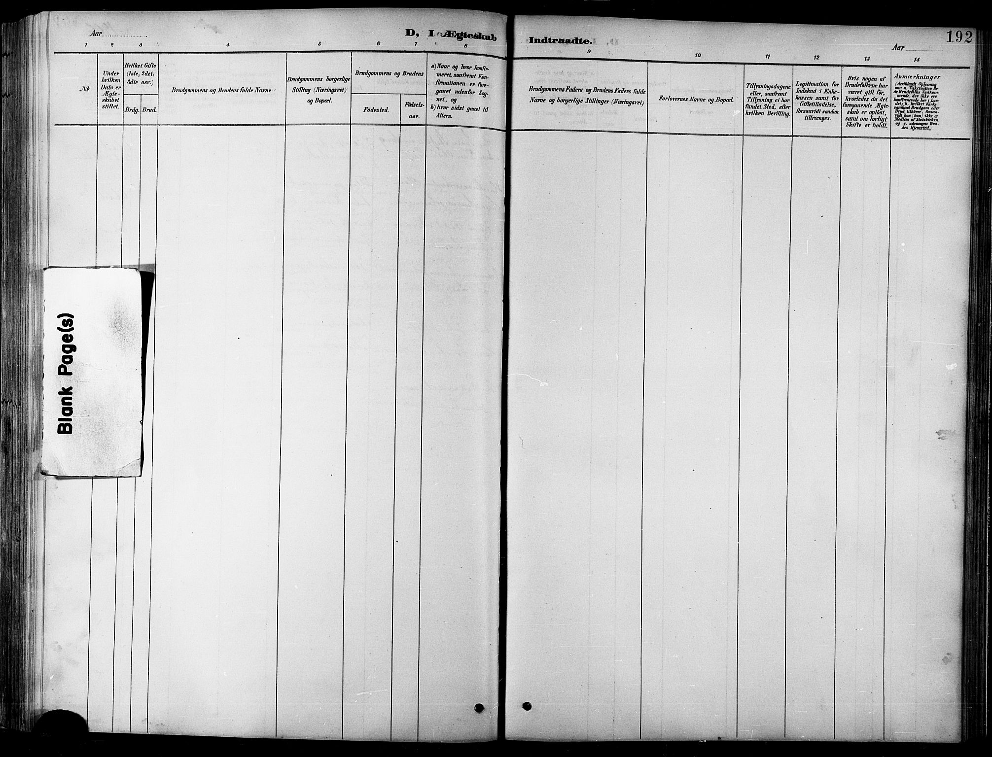 Balsfjord sokneprestembete, AV/SATØ-S-1303/G/Ga/L0008klokker: Parish register (copy) no. 8, 1890-1906, p. 192