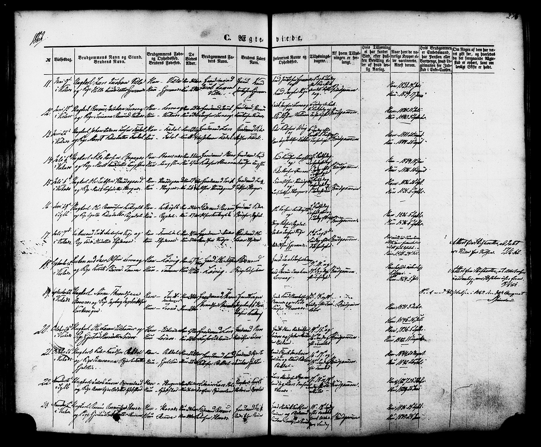 Ministerialprotokoller, klokkerbøker og fødselsregistre - Møre og Romsdal, AV/SAT-A-1454/539/L0529: Parish register (official) no. 539A02, 1848-1872, p. 236