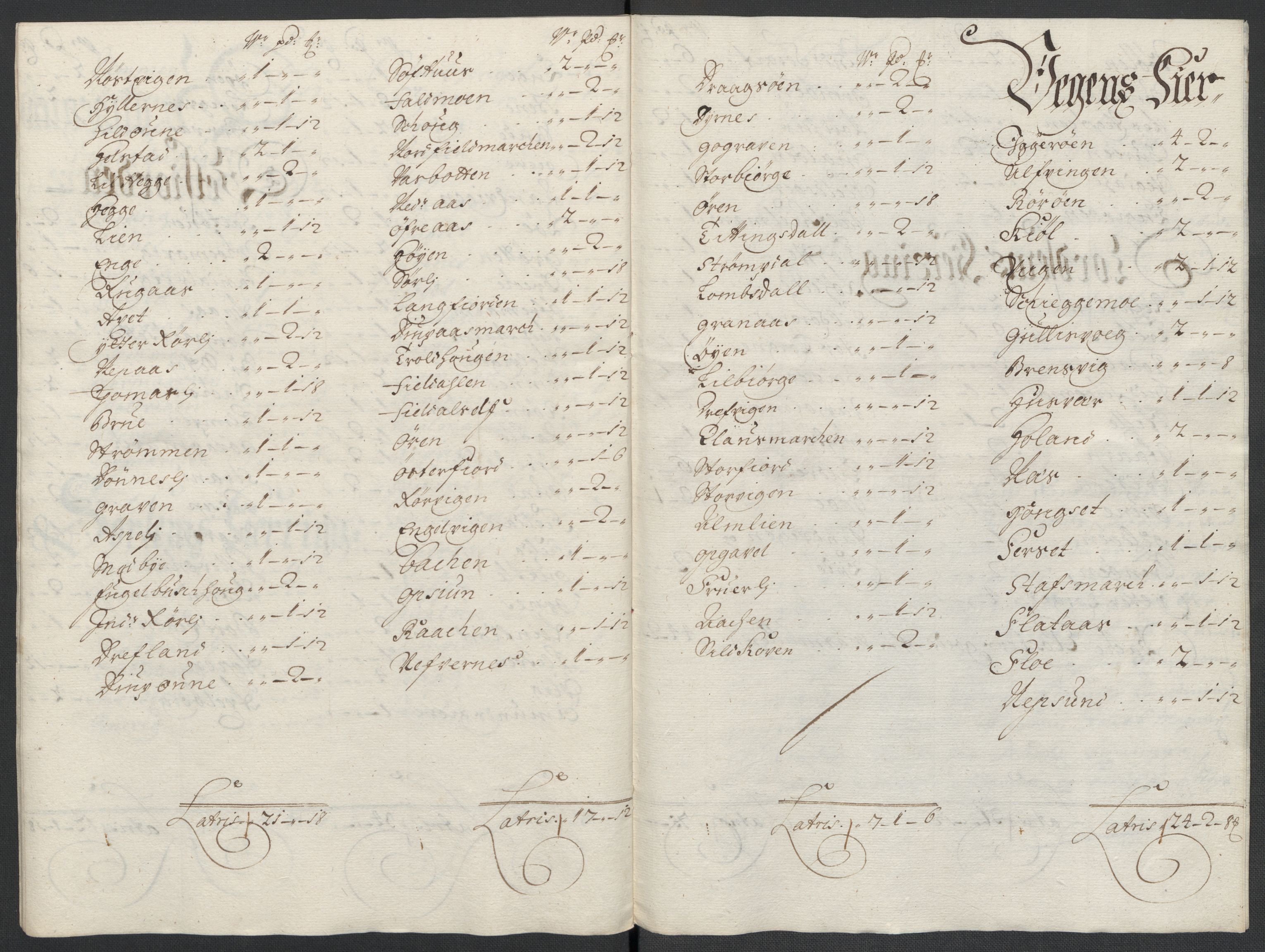 Rentekammeret inntil 1814, Reviderte regnskaper, Fogderegnskap, AV/RA-EA-4092/R65/L4506: Fogderegnskap Helgeland, 1697-1698, p. 104