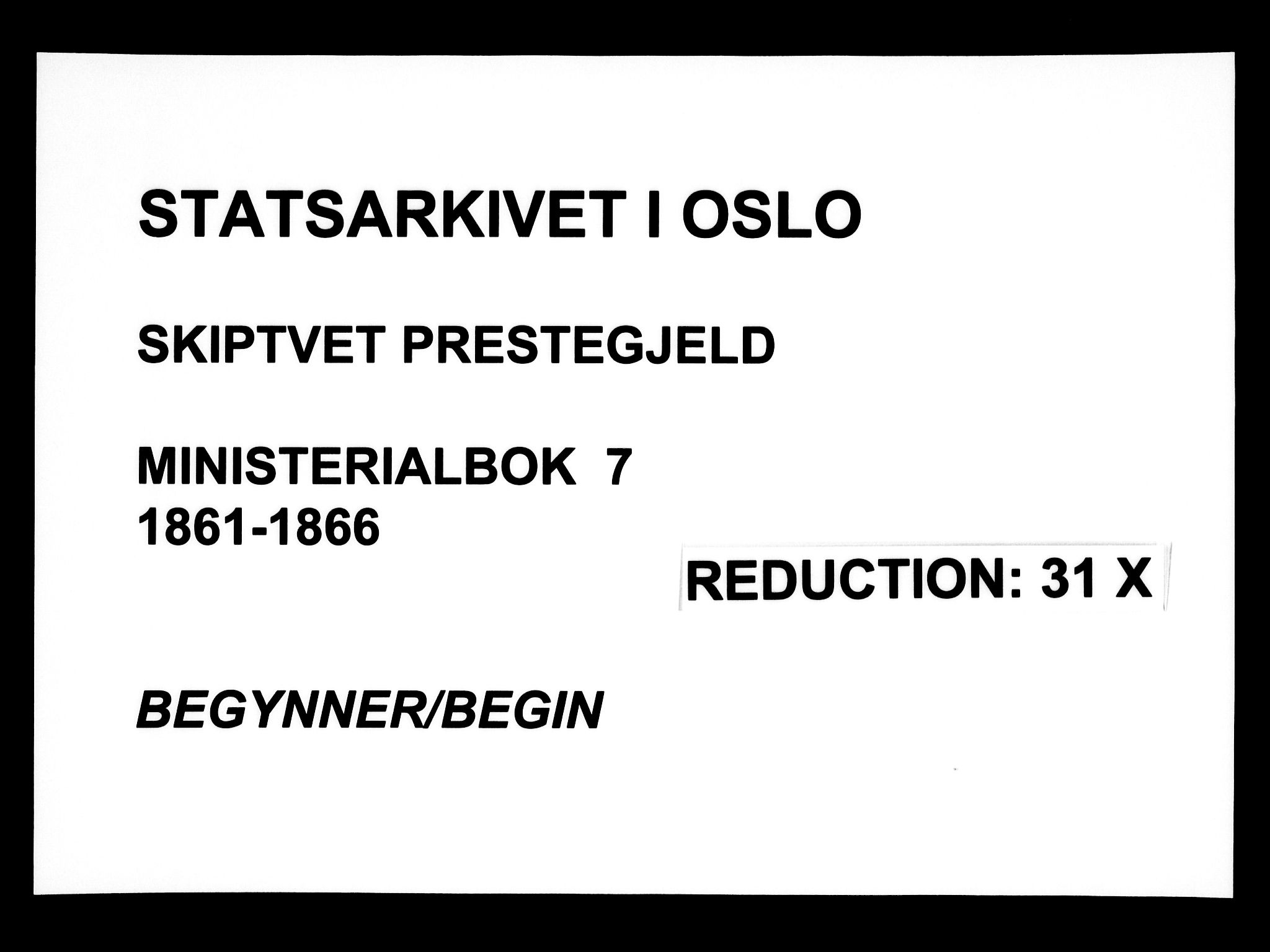 Skiptvet prestekontor Kirkebøker, AV/SAO-A-20009/F/Fa/L0007: Parish register (official) no. 7, 1861-1866