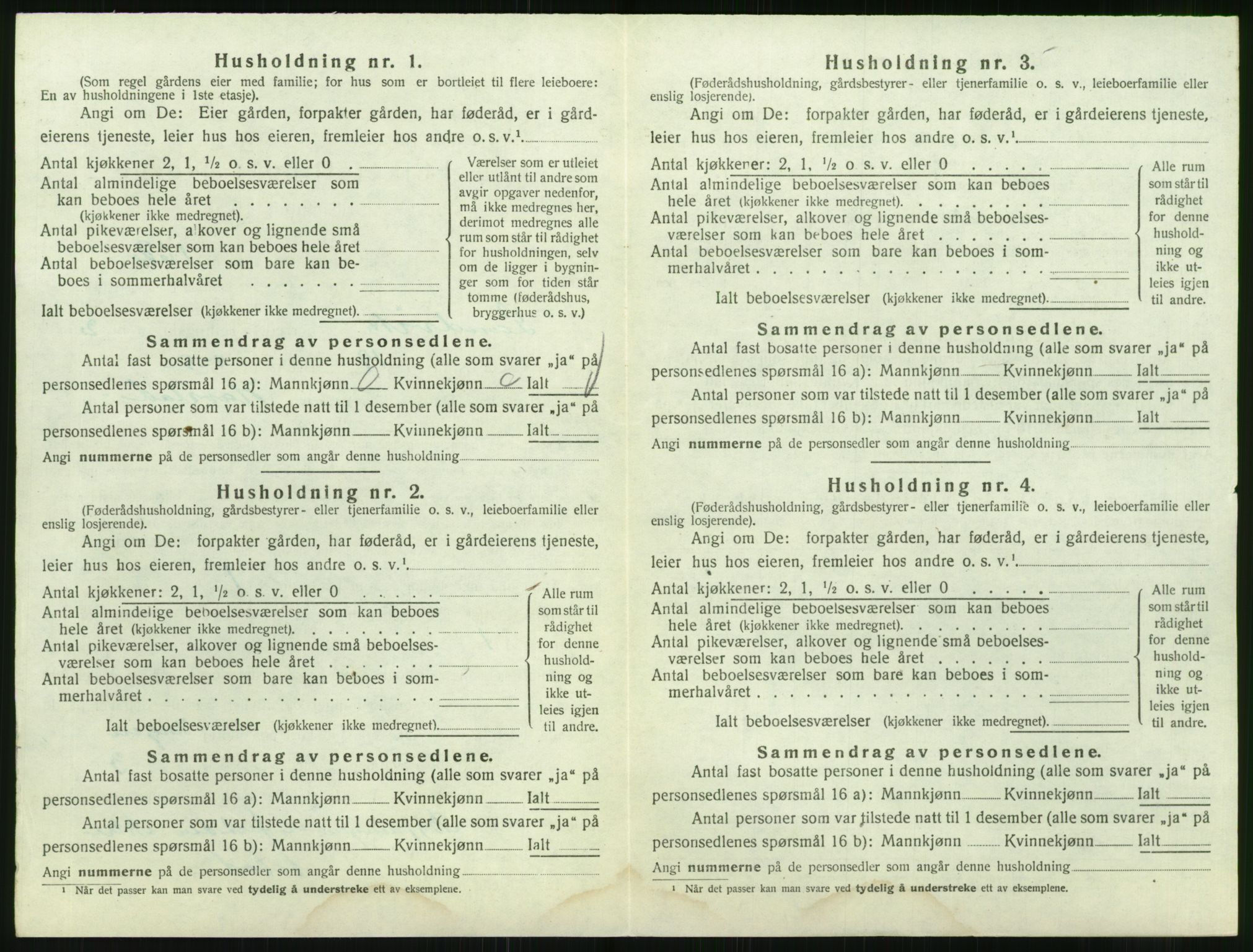 SAK, 1920 census for Landvik, 1920, p. 523