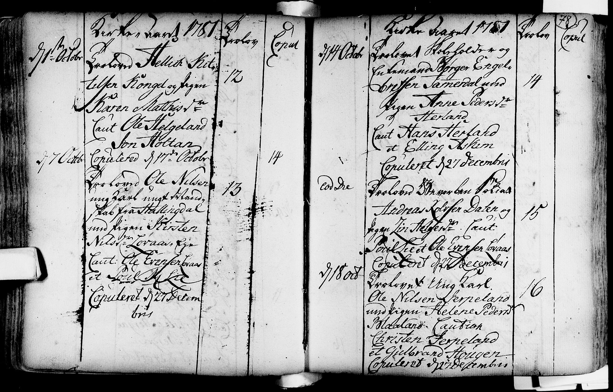 Lardal kirkebøker, SAKO/A-350/F/Fa/L0004: Parish register (official) no. i 4, 1733-1815, p. 78