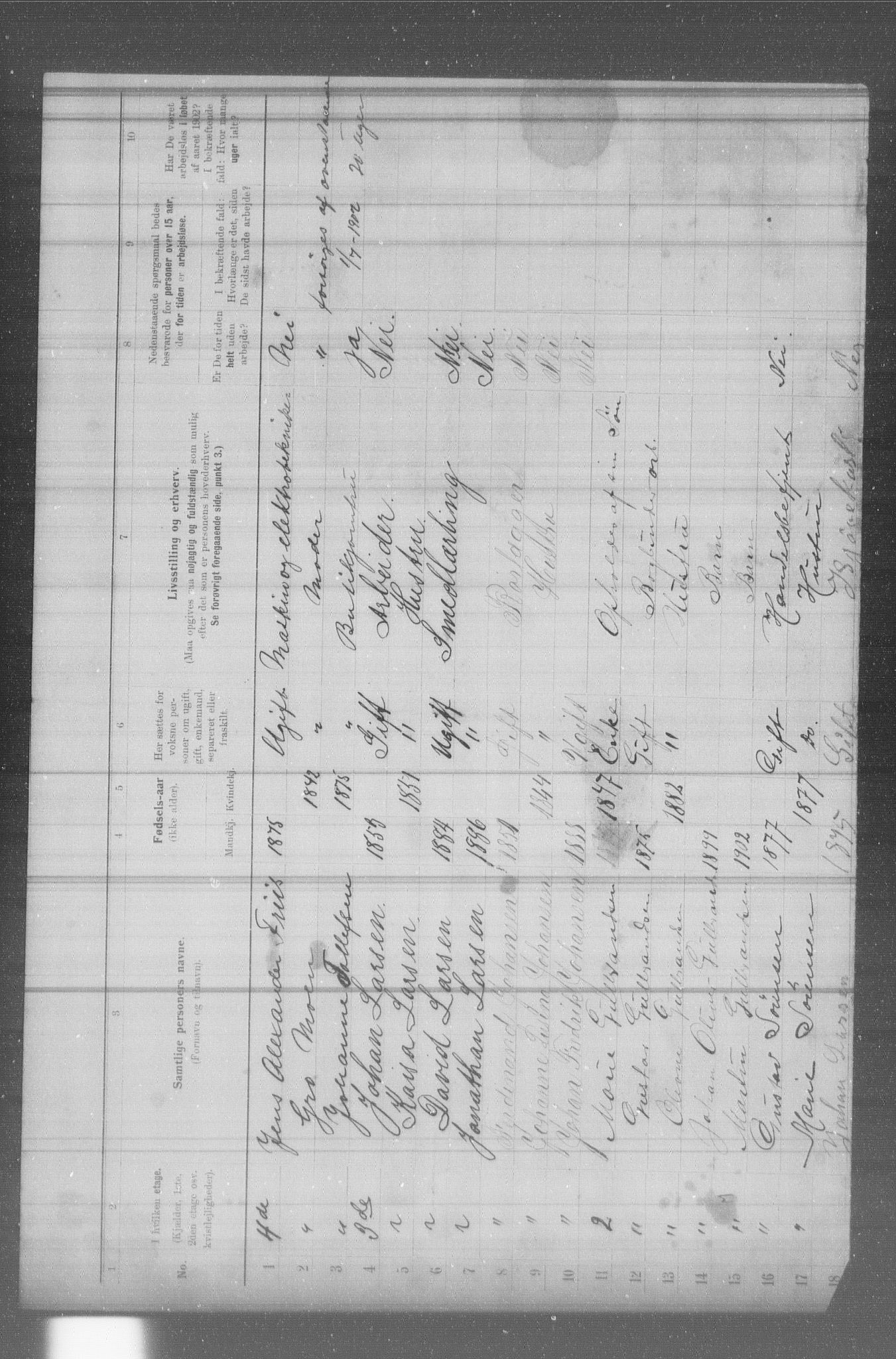 OBA, Municipal Census 1902 for Kristiania, 1902, p. 2948