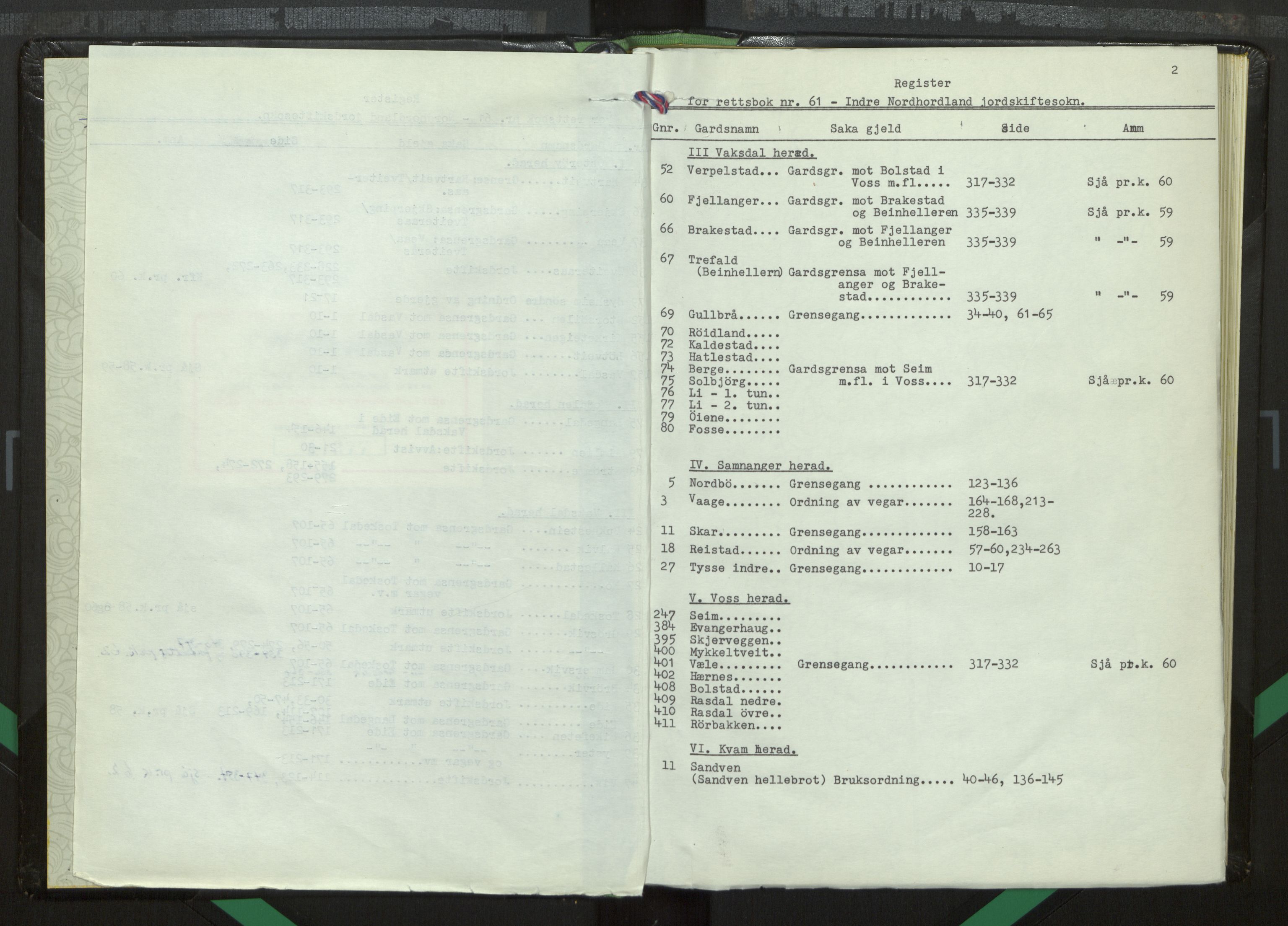 Hordaland jordskiftedøme - I Nordhordland jordskiftedistrikt, AV/SAB-A-6801/A/Aa/L0061: Forhandlingsprotokoll, 1973-1977