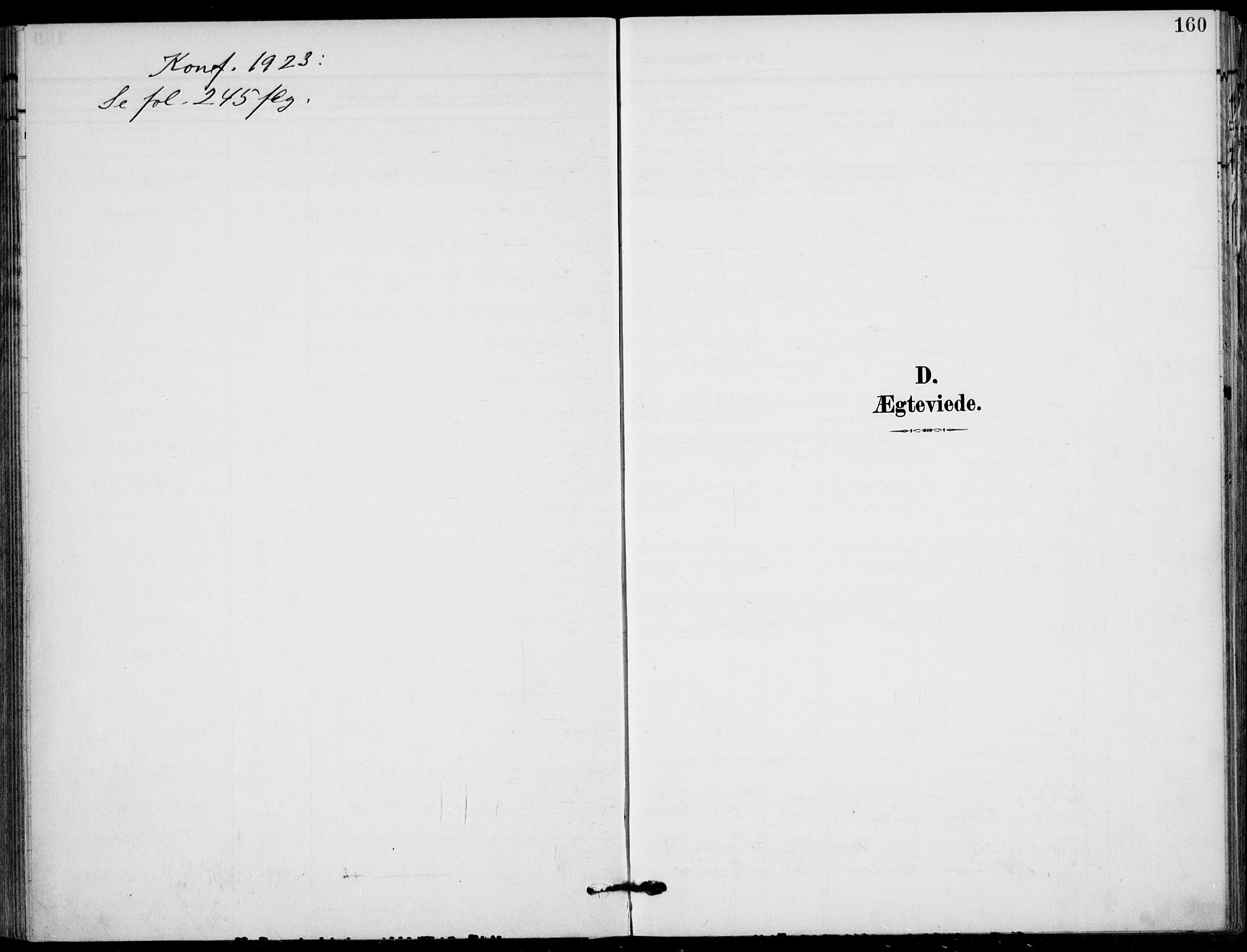 Holla kirkebøker, SAKO/A-272/F/Fa/L0012: Parish register (official) no. 12, 1907-1923, p. 160