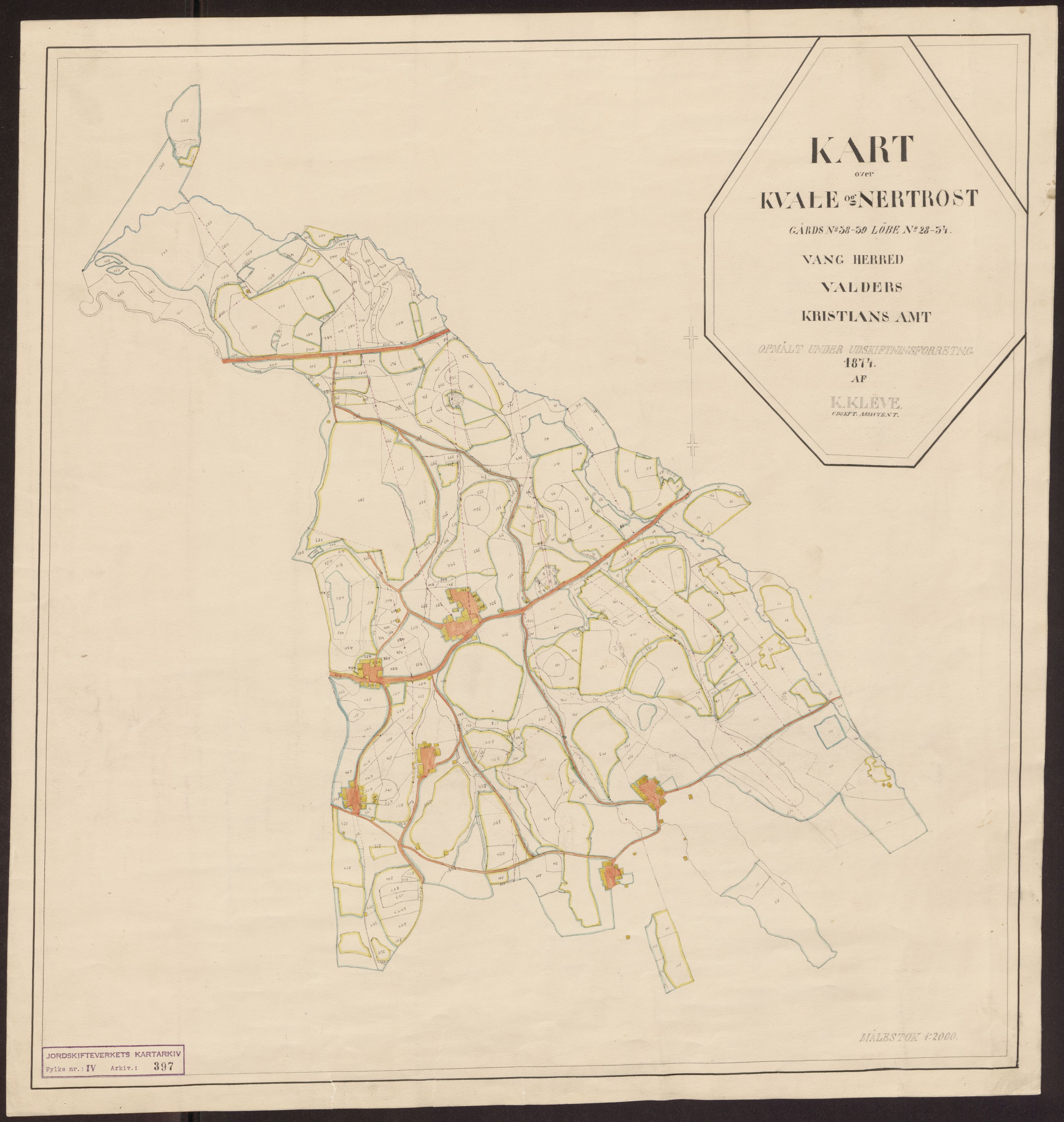 Jordskifteverkets kartarkiv, AV/RA-S-3929/T, 1859-1988, p. 468