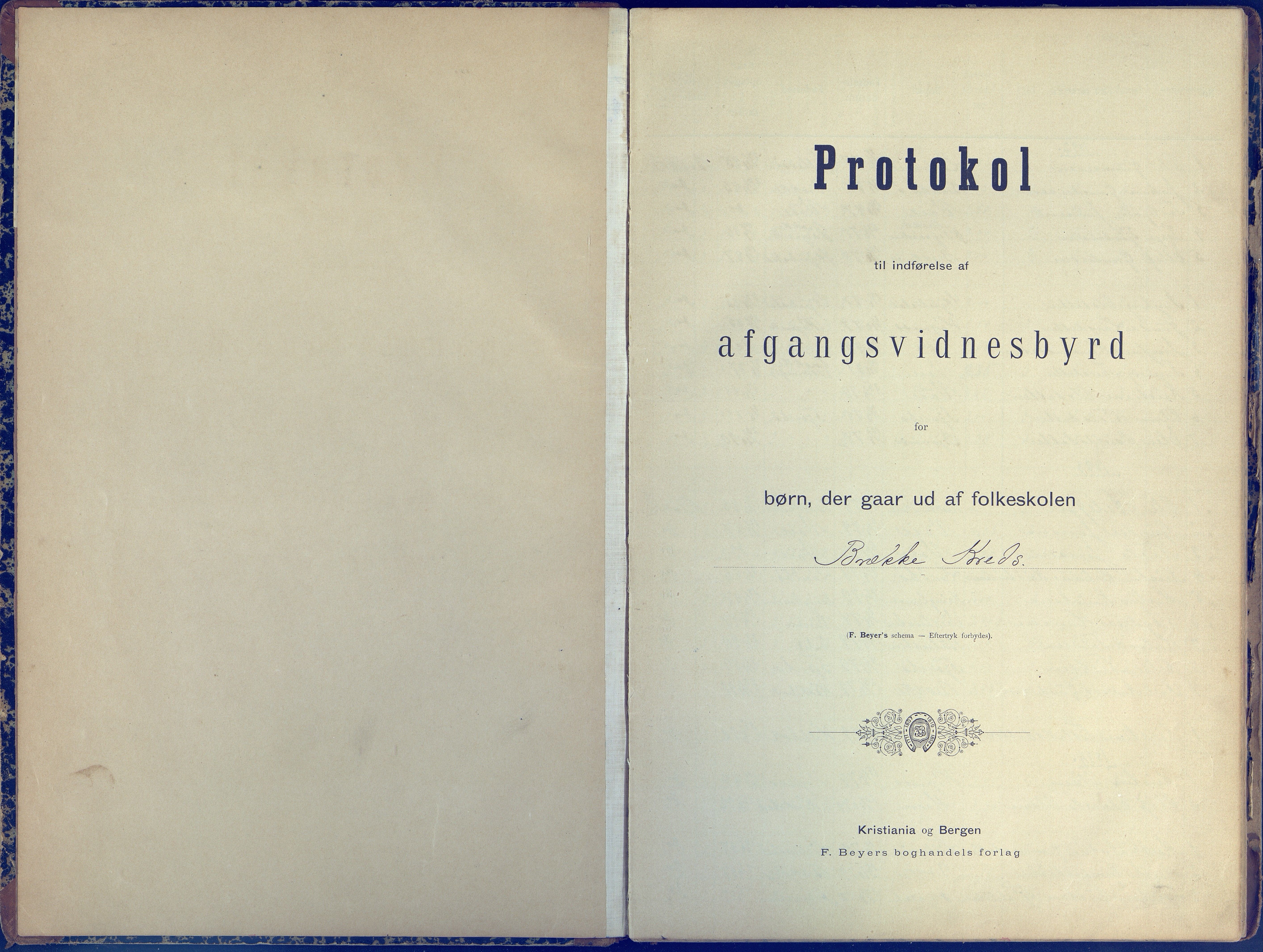 Austre Moland kommune, AAKS/KA0918-PK/09/09b/L0005: Skoleprotokoll, 1892-1953