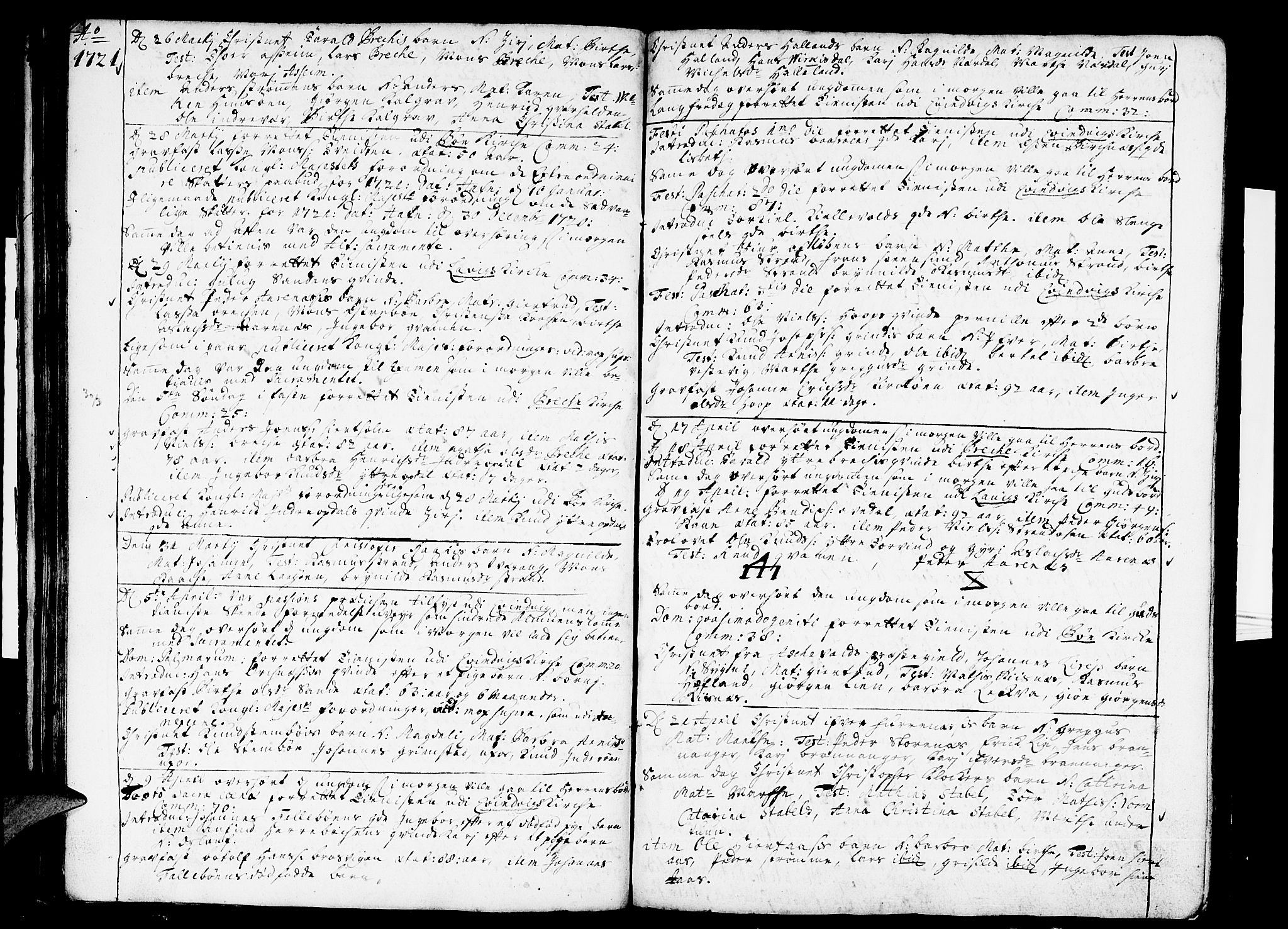 Gulen sokneprestembete, SAB/A-80201/H/Haa/Haaa/L0007: Parish register (official) no. A 7, 1716-1722, p. 57
