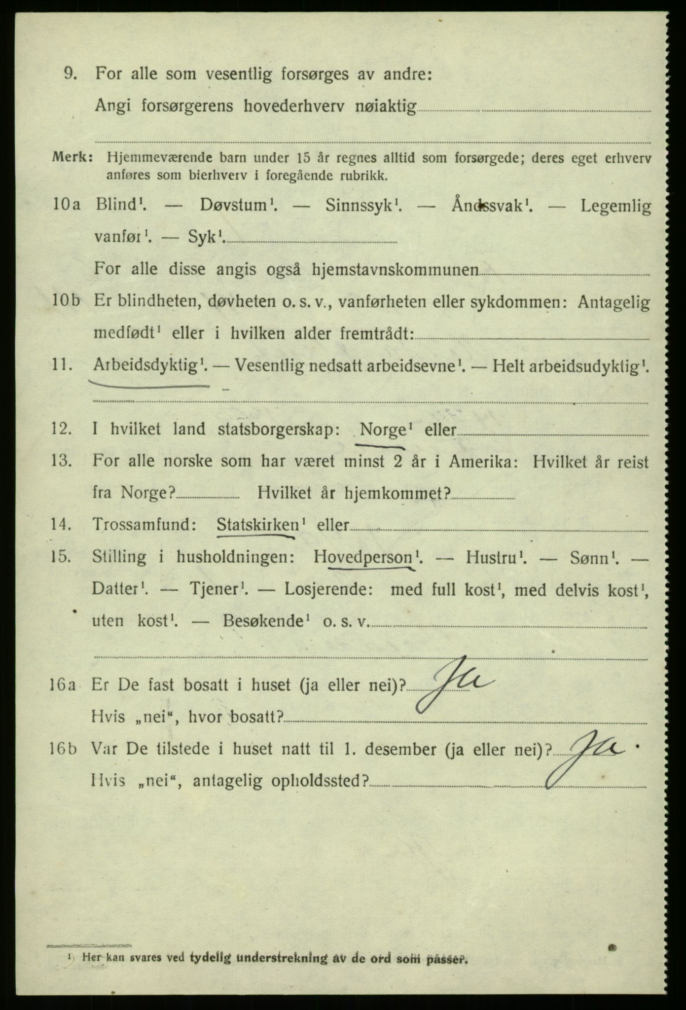 SAB, 1920 census for Fana, 1920, p. 12058