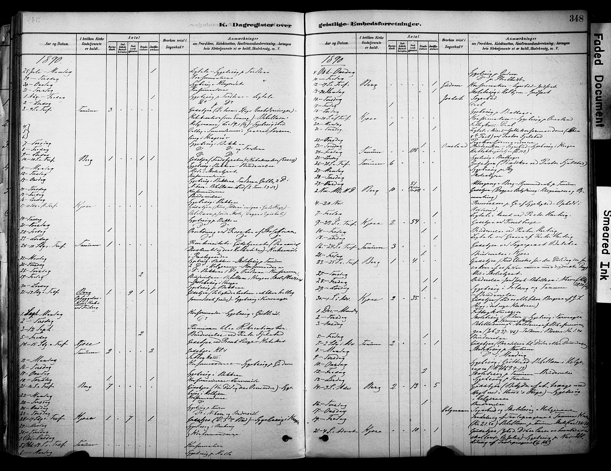 Brunlanes kirkebøker, AV/SAKO-A-342/F/Fc/L0001: Parish register (official) no. III 1, 1878-1899, p. 348