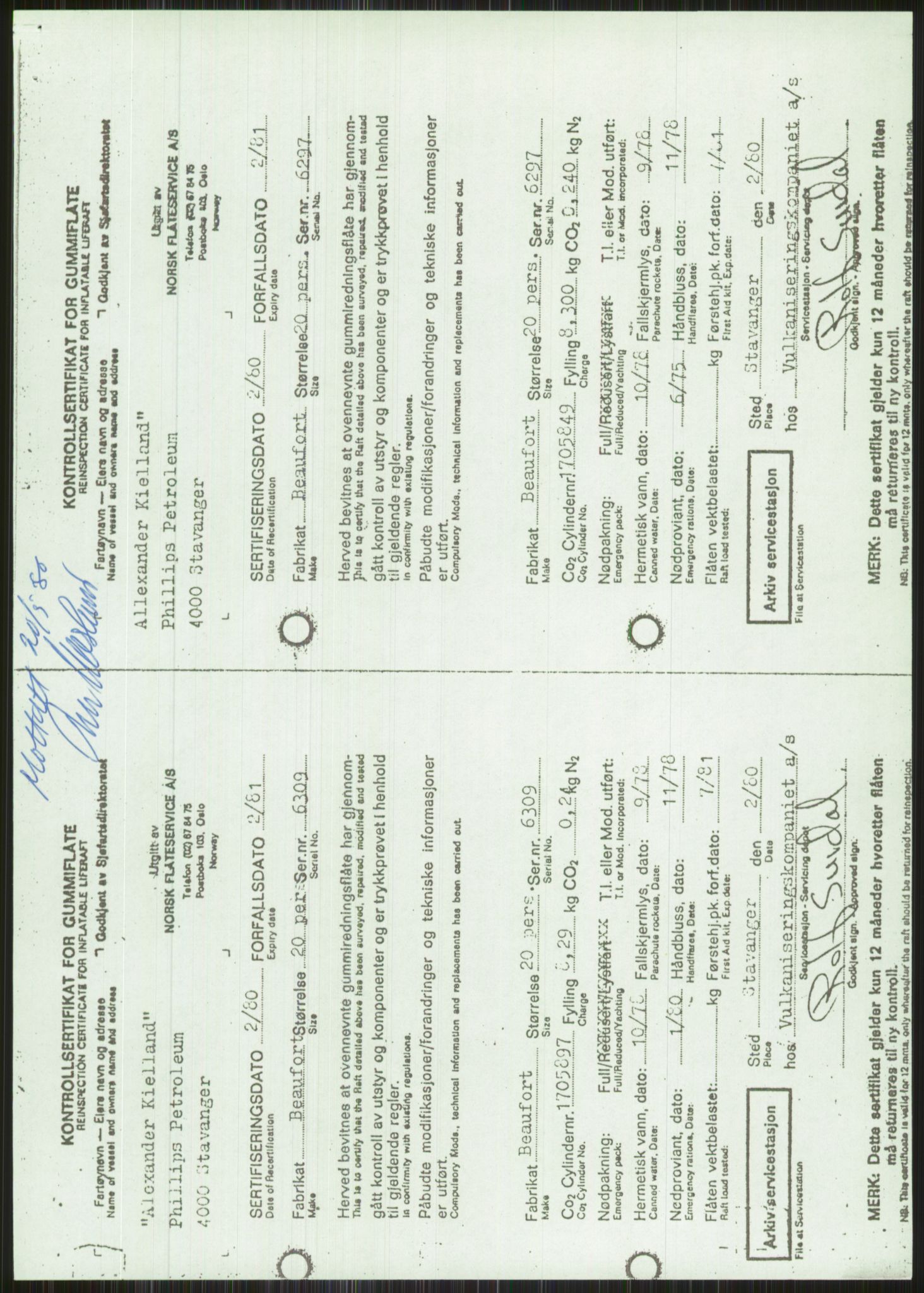 Justisdepartementet, Granskningskommisjonen ved Alexander Kielland-ulykken 27.3.1980, AV/RA-S-1165/D/L0015: L Health and Safety Executive (Doku.liste + L1 av 1)/M Lloyds Register (Doku.liste + M1-M5 av 10)/ N Redningsutstyr (Doku.liste + N1-N43 av 43) , 1980-1981, p. 787