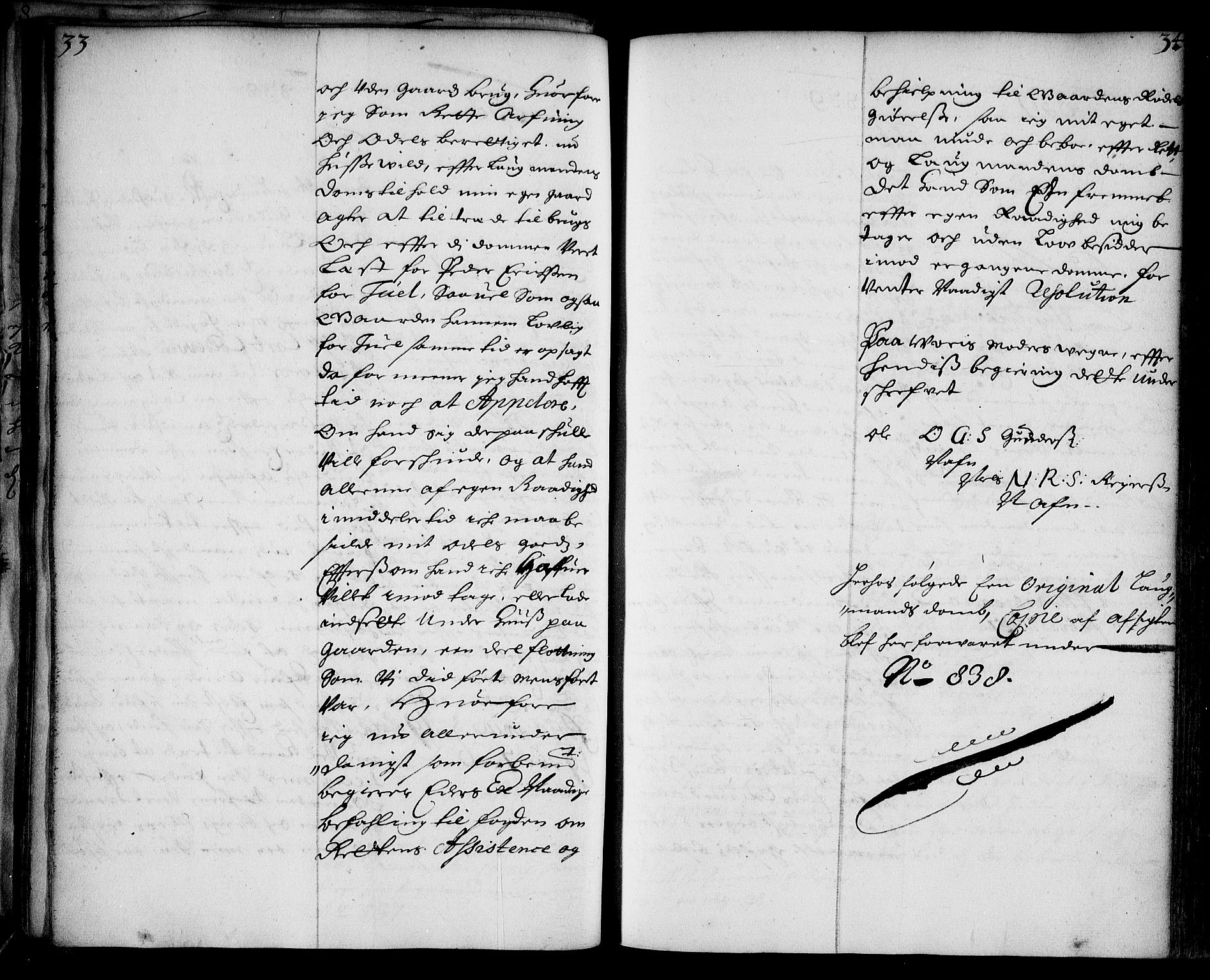 Stattholderembetet 1572-1771, AV/RA-EA-2870/Ae/L0004: Supplikasjons- og resolusjonsprotokoll, 1687, p. 33b-34a
