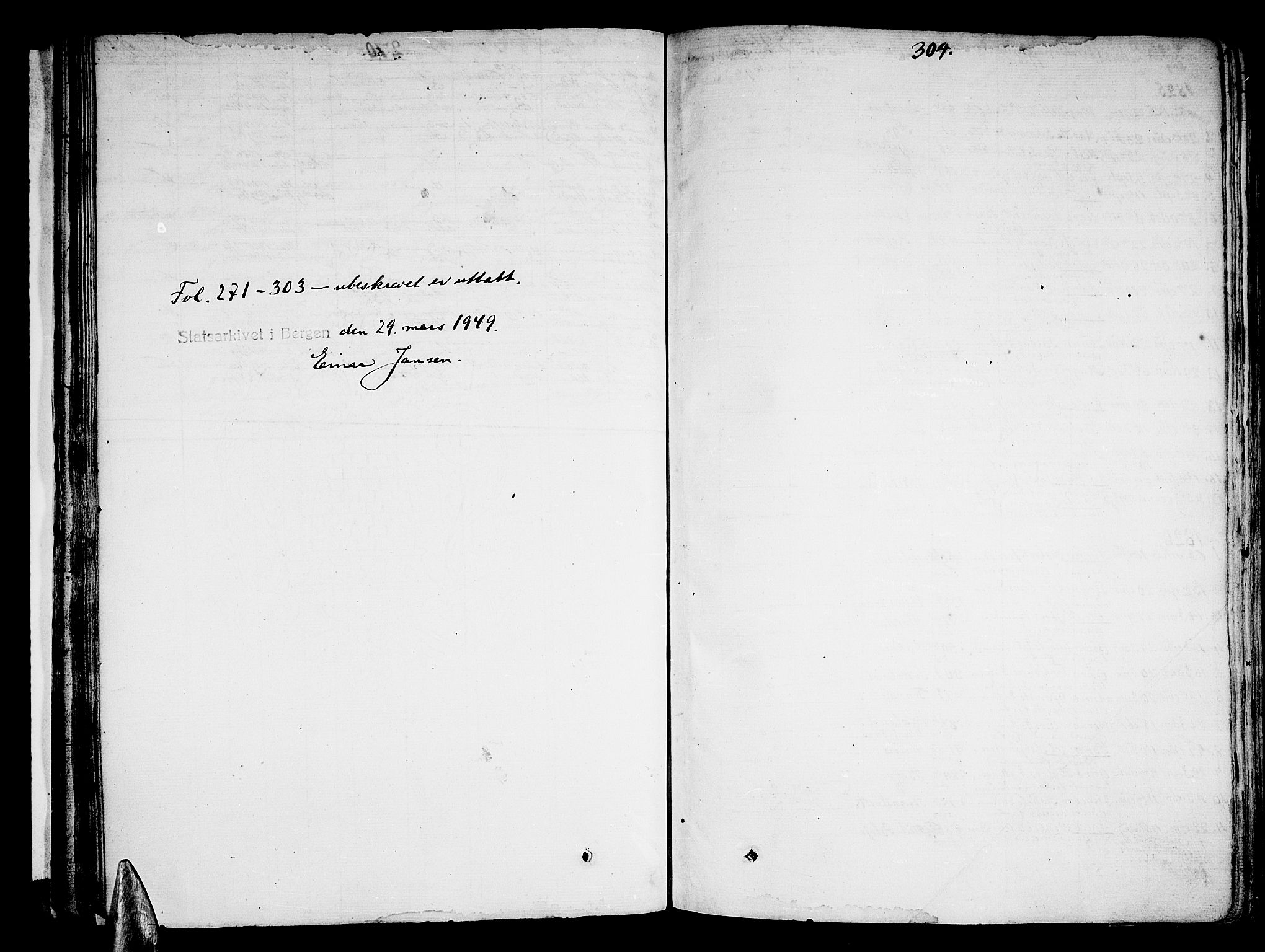 Ullensvang sokneprestembete, SAB/A-78701/H/Haa: Parish register (official) no. A 10, 1825-1853, p. 304