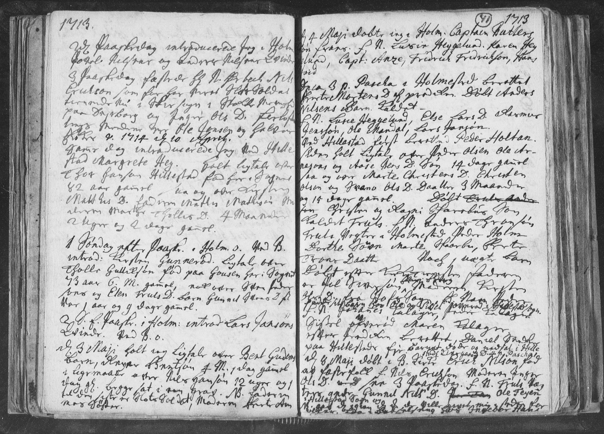 Botne kirkebøker, AV/SAKO-A-340/F/Fa/L0001b: Parish register (official) no. I 1B, 1707-1722, p. 41