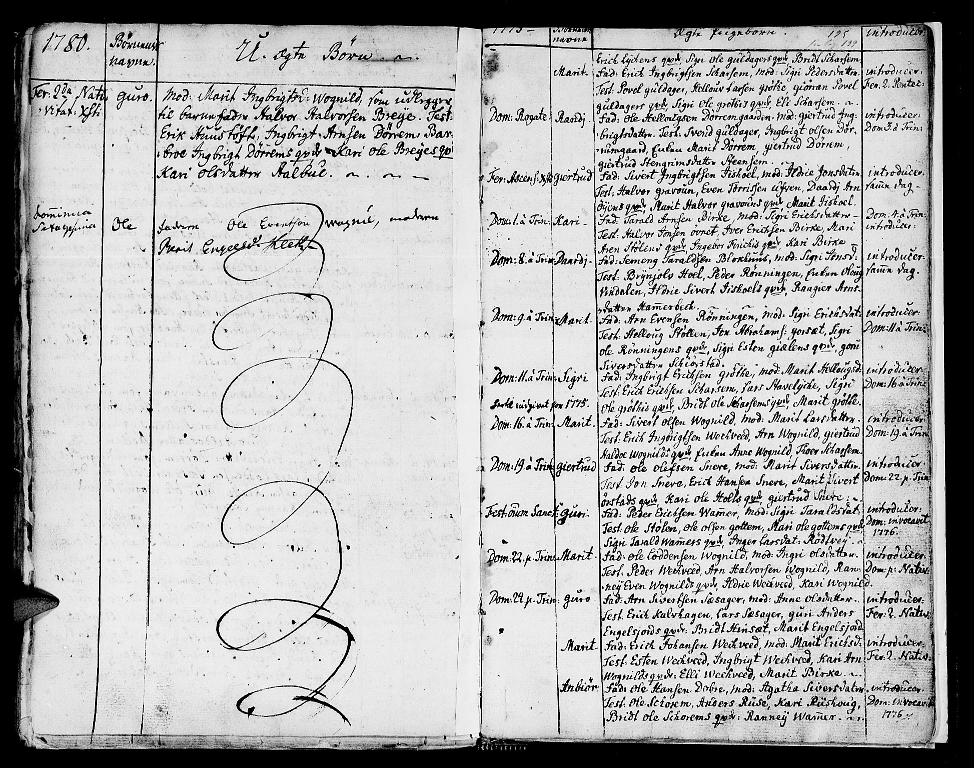 Ministerialprotokoller, klokkerbøker og fødselsregistre - Sør-Trøndelag, SAT/A-1456/678/L0891: Parish register (official) no. 678A01, 1739-1780, p. 195