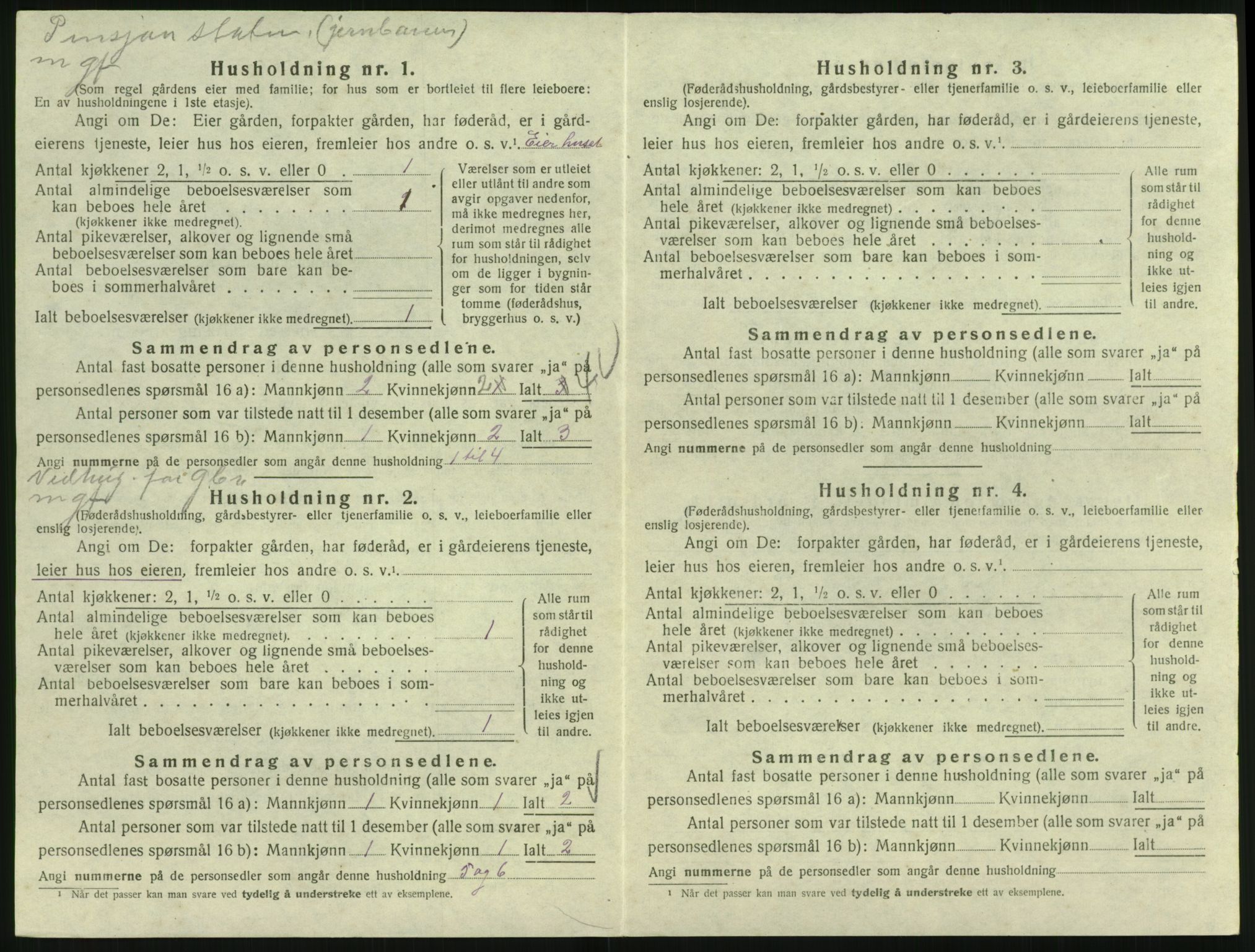 SAK, 1920 census for Froland, 1920, p. 824