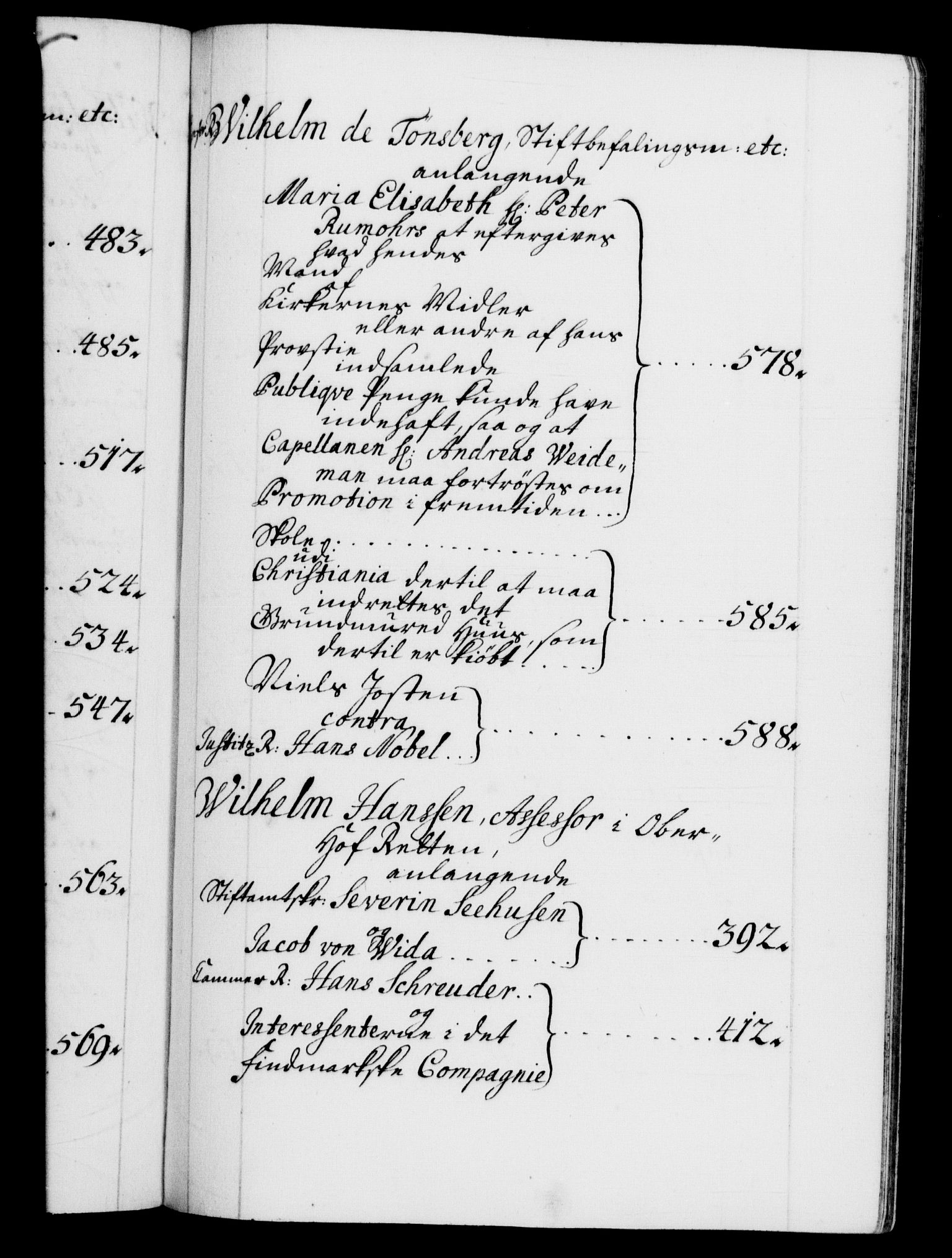 Danske Kanselli 1572-1799, AV/RA-EA-3023/F/Fc/Fca/Fcab/L0020: Norske tegnelser, 1715-1718