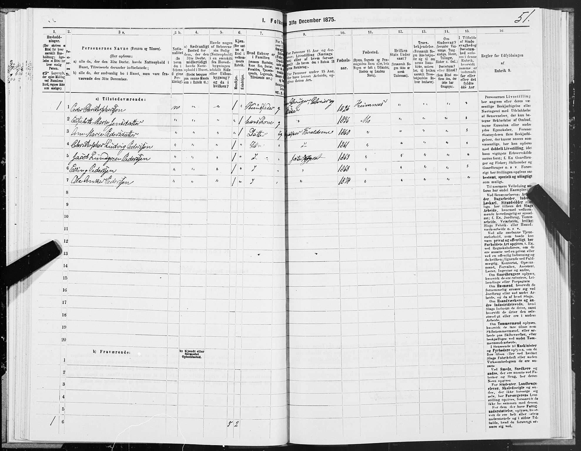 SAT, 1875 census for 1833P Mo, 1875, p. 3051