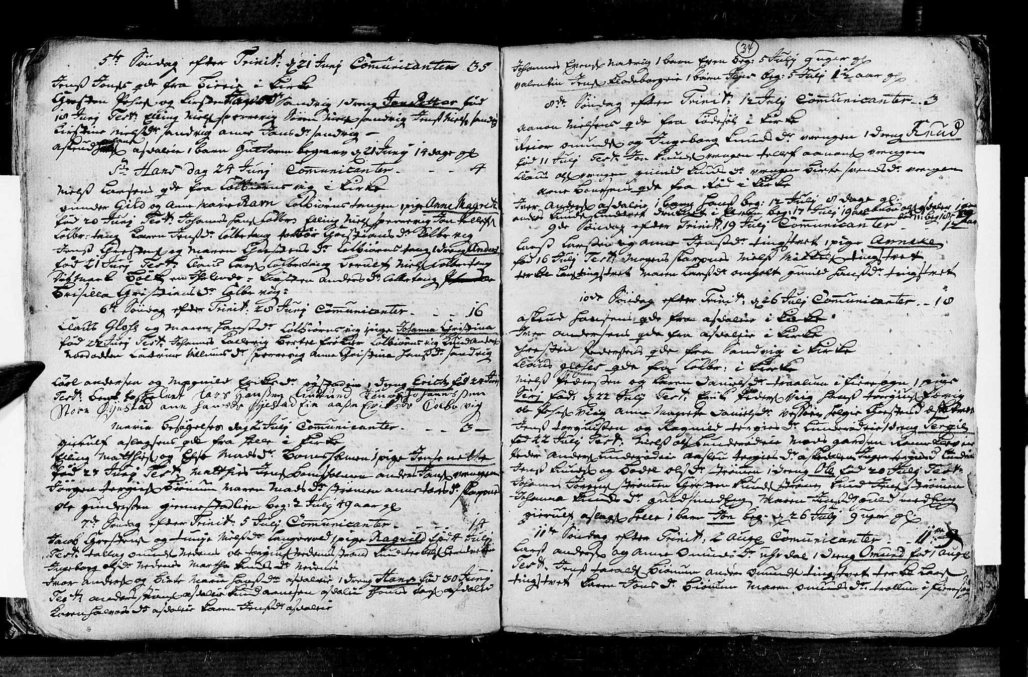 Øyestad sokneprestkontor, AV/SAK-1111-0049/F/Fa/L0006: Parish register (official) no. A 6, 1758-1776, p. 34