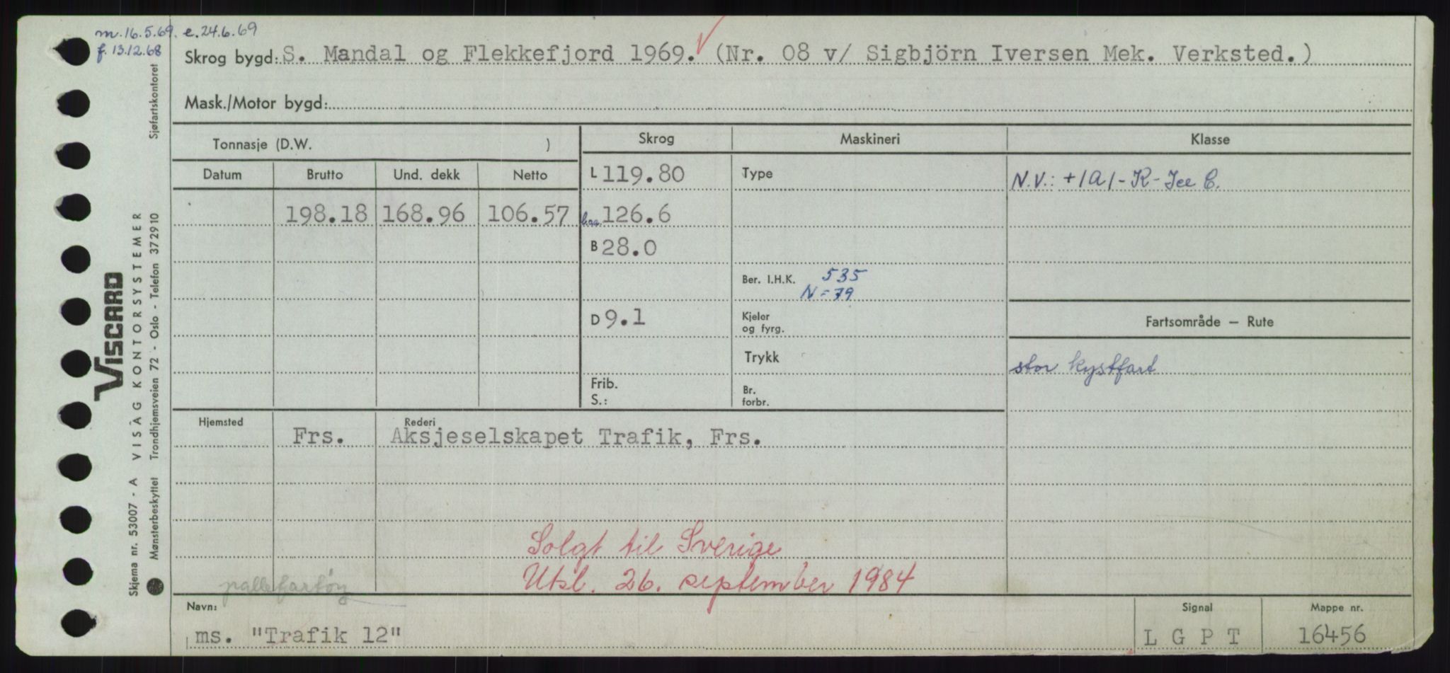 Sjøfartsdirektoratet med forløpere, Skipsmålingen, RA/S-1627/H/Hd/L0039: Fartøy, Ti-Tø, p. 475