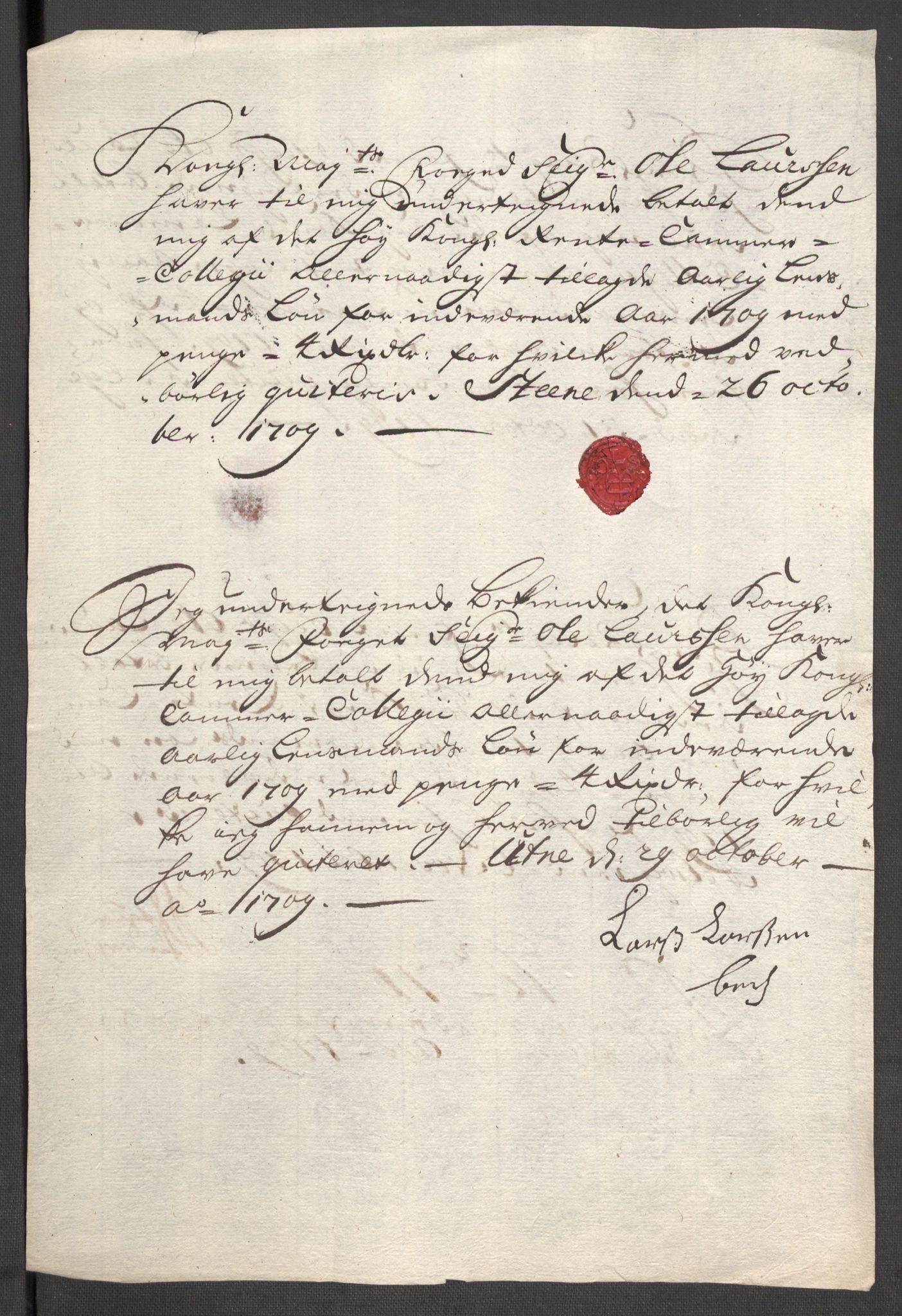 Rentekammeret inntil 1814, Reviderte regnskaper, Fogderegnskap, AV/RA-EA-4092/R48/L2986: Fogderegnskap Sunnhordland og Hardanger, 1709-1710, p. 300