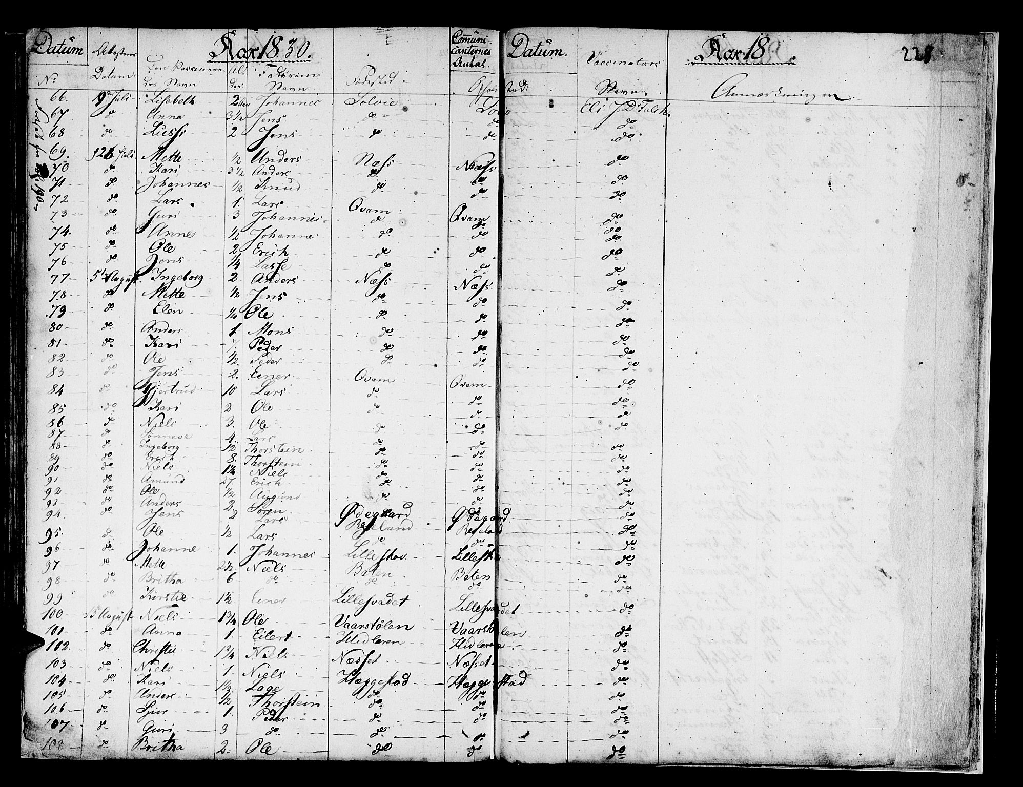 Hafslo sokneprestembete, AV/SAB-A-80301/H/Haa/Haaa/L0004: Parish register (official) no. A 4, 1821-1834, p. 228