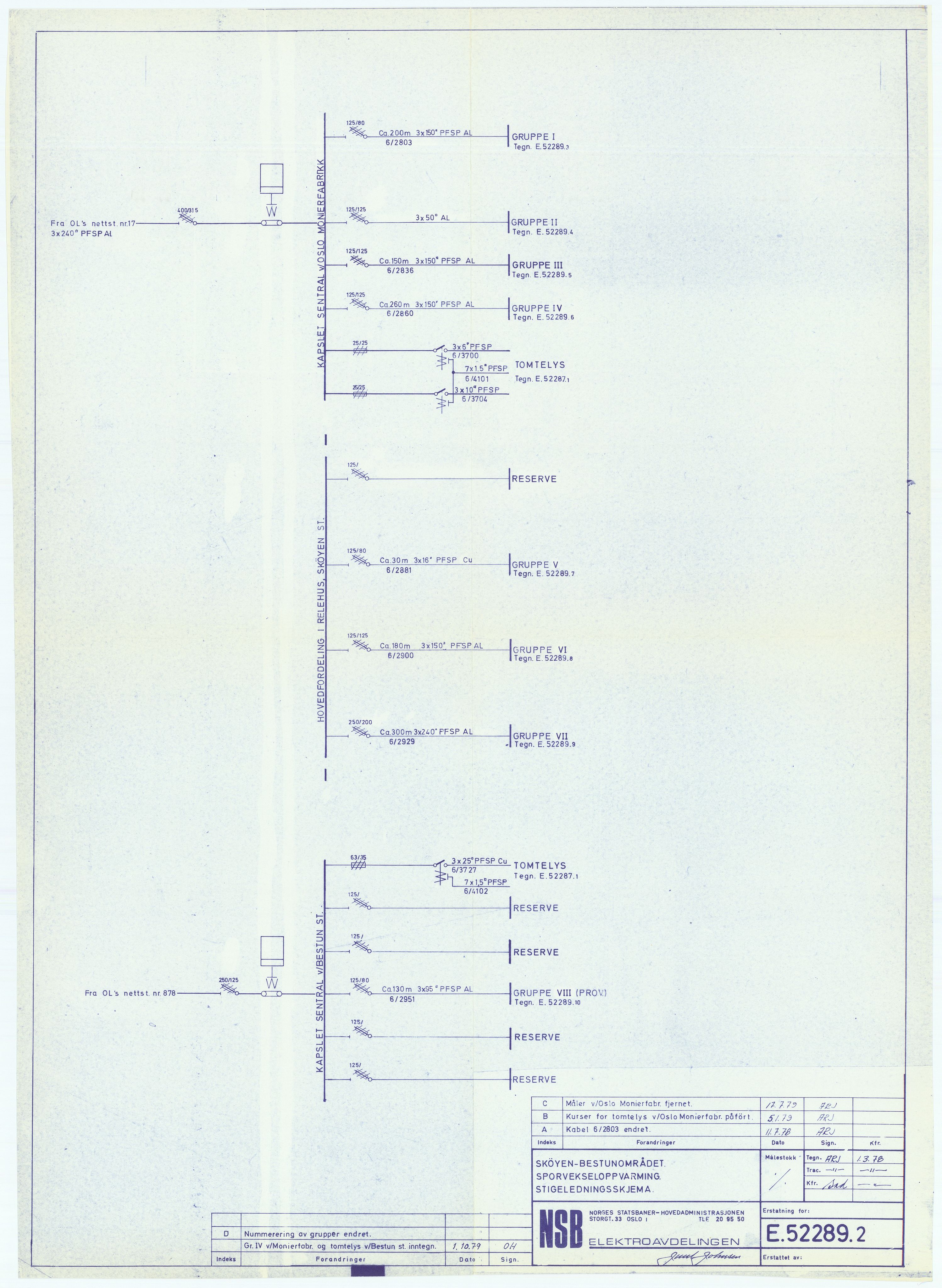 Norges statsbaner, Hovedadministrasjonen, Plankontoret for Oslo S, AV/RA-S-5410/D/L0168: Driftsbanegården. Øvrige driftsbanegårder, 1917-1978, p. 20