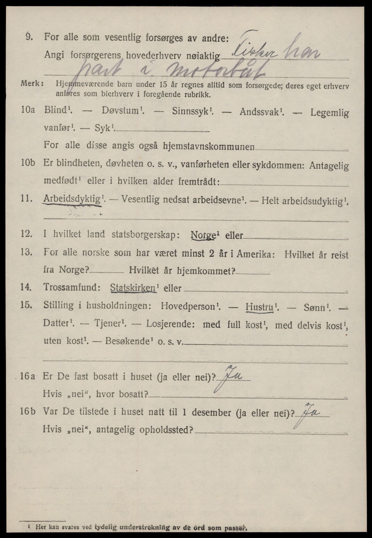 SAT, 1920 census for Gjemnes, 1920, p. 1591