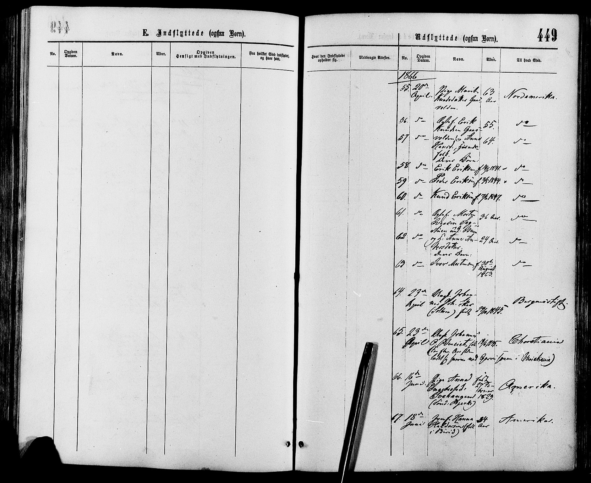 Sør-Fron prestekontor, SAH/PREST-010/H/Ha/Haa/L0002: Parish register (official) no. 2, 1864-1880, p. 449