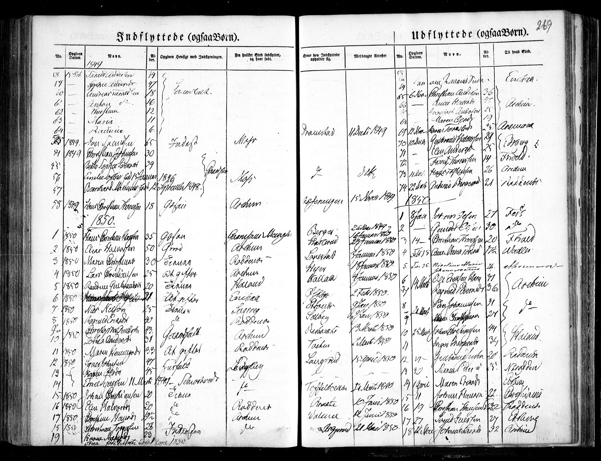 Trøgstad prestekontor Kirkebøker, SAO/A-10925/F/Fa/L0007: Parish register (official) no. I 7, 1845-1854, p. 269