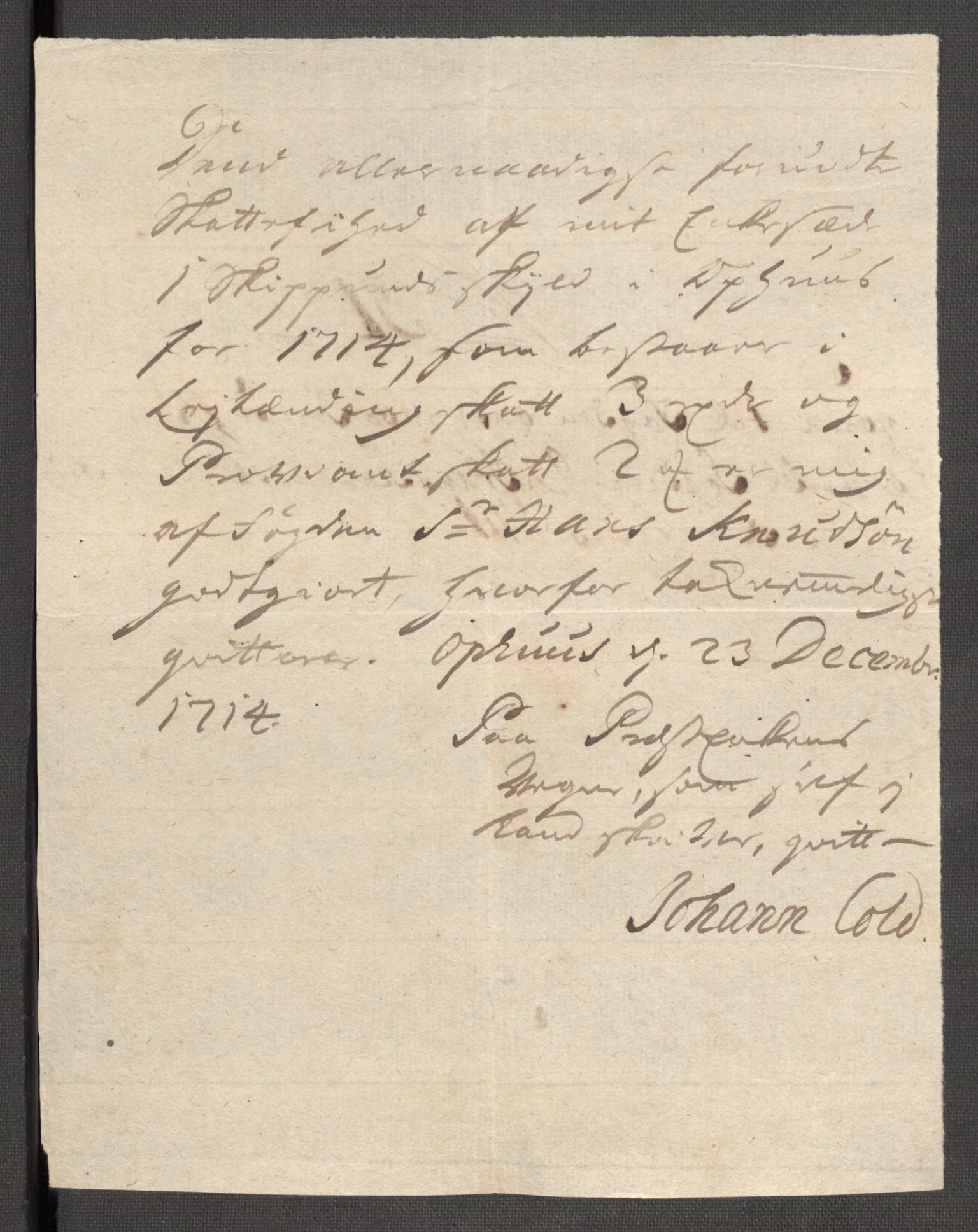 Rentekammeret inntil 1814, Reviderte regnskaper, Fogderegnskap, AV/RA-EA-4092/R04/L0138: Fogderegnskap Moss, Onsøy, Tune, Veme og Åbygge, 1713-1714, p. 496