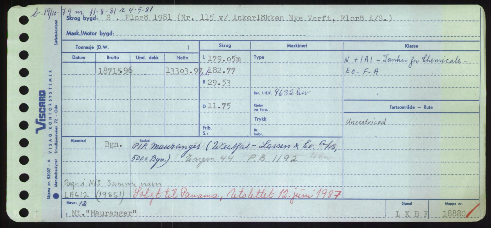 Sjøfartsdirektoratet med forløpere, Skipsmålingen, AV/RA-S-1627/H/Hd/L0024: Fartøy, M-Mim, p. 413