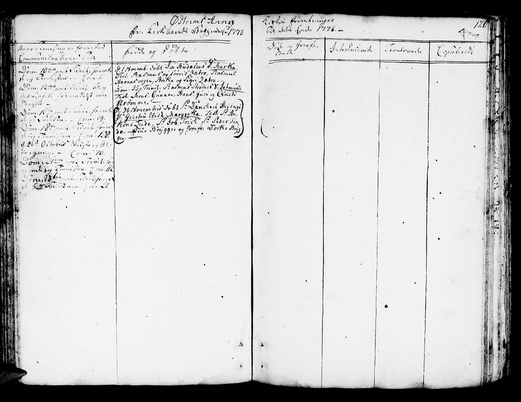 Lindås Sokneprestembete, SAB/A-76701/H/Haa: Parish register (official) no. A 4, 1764-1791, p. 120