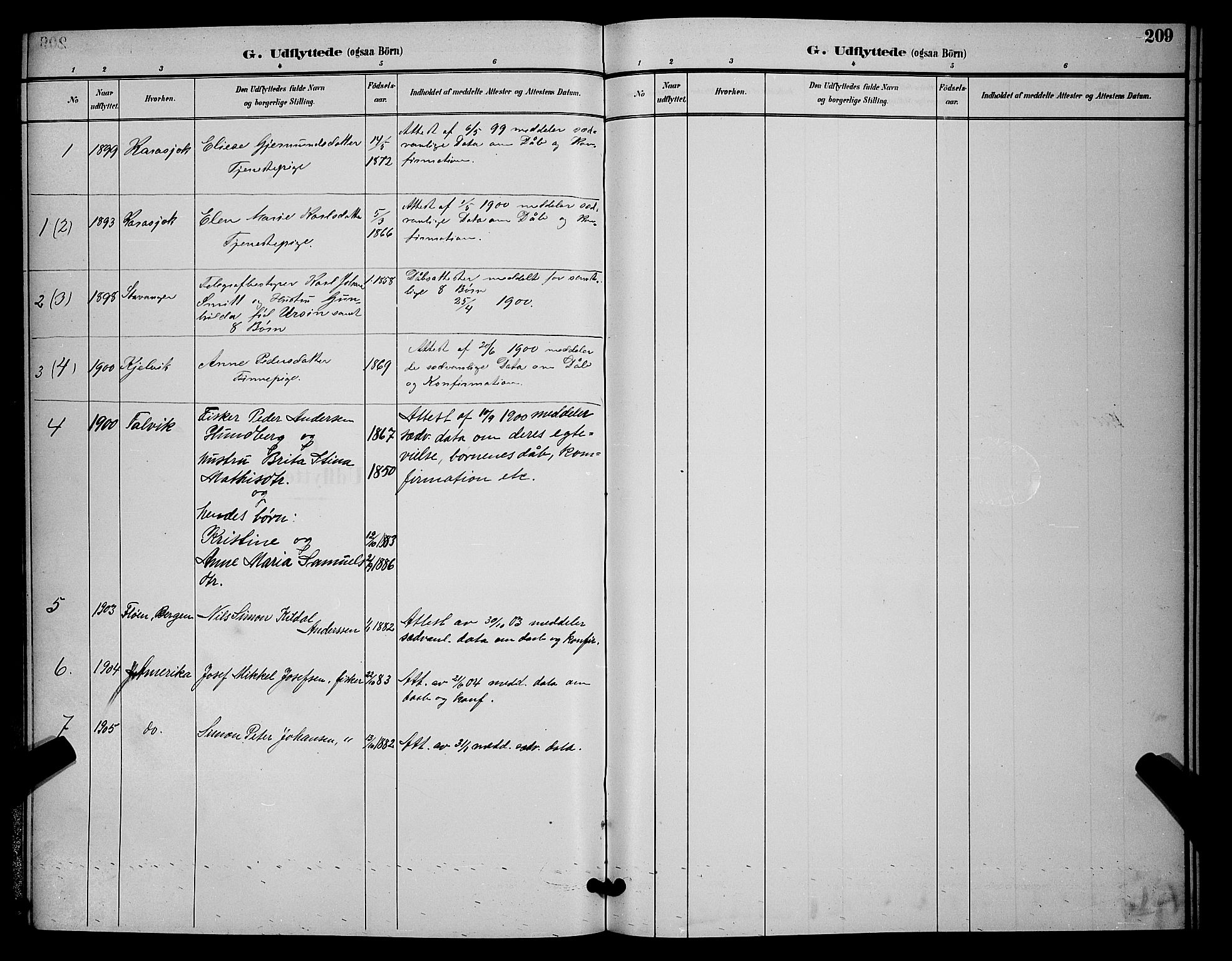Kistrand/Porsanger sokneprestembete, SATØ/S-1351/H/Hb/L0005.klokk: Parish register (copy) no. 5, 1895-1904, p. 209