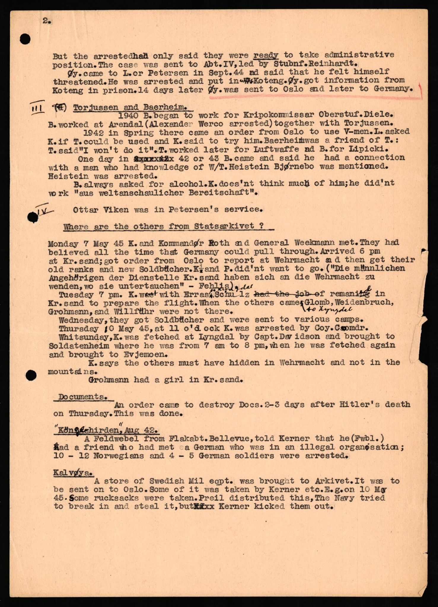 Forsvaret, Forsvarets overkommando II, AV/RA-RAFA-3915/D/Db/L0016: CI Questionaires. Tyske okkupasjonsstyrker i Norge. Tyskere., 1945-1946, p. 653