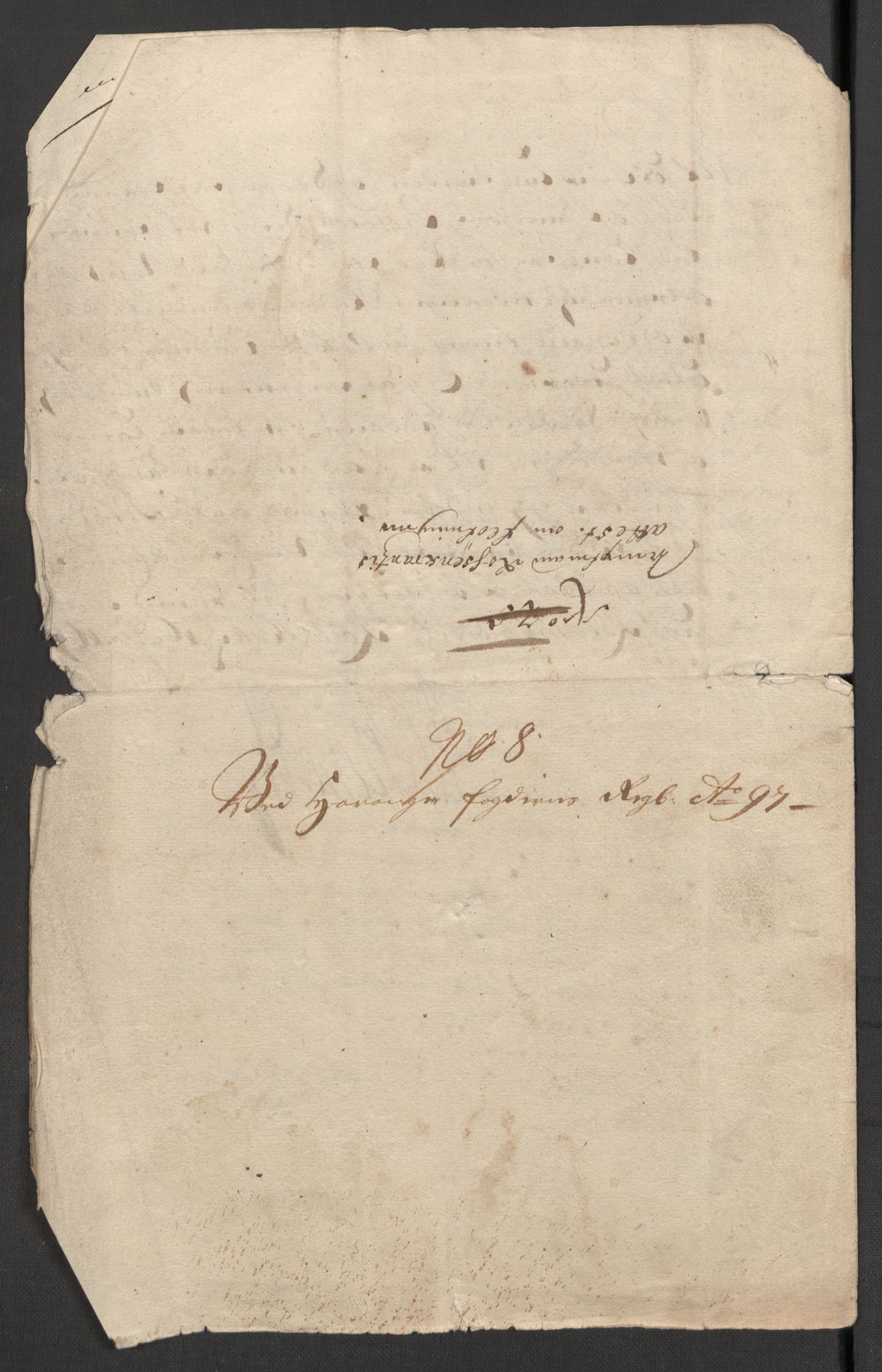 Rentekammeret inntil 1814, Reviderte regnskaper, Fogderegnskap, RA/EA-4092/R48/L2977: Fogderegnskap Sunnhordland og Hardanger, 1697-1698, p. 209
