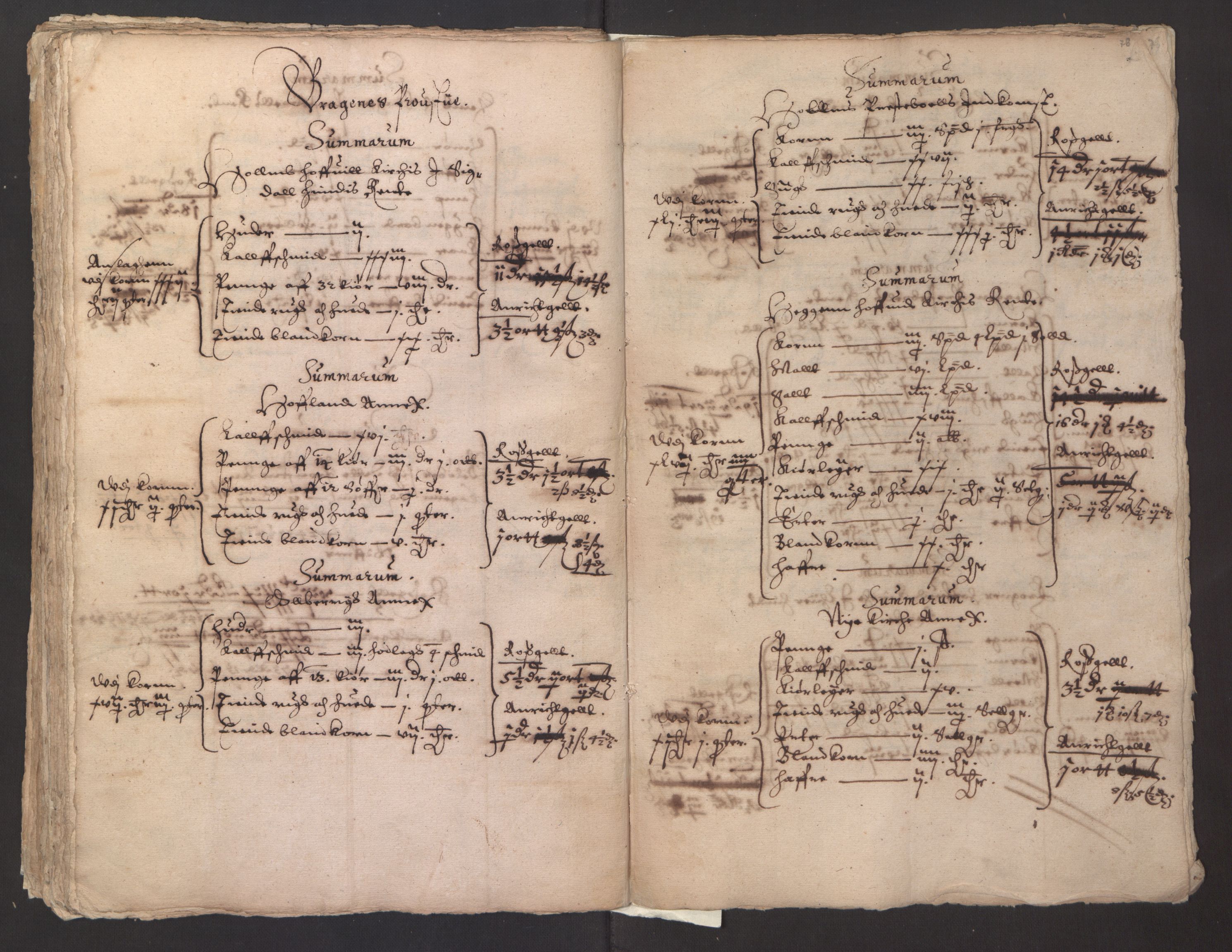 Stattholderembetet 1572-1771, AV/RA-EA-2870/Ek/L0014/0001: Jordebøker til utlikning av rosstjeneste 1624-1626: / Kirke- og prestebolsinntekter i Oslo og Hamar bispedømme, 1625-1626, p. 80