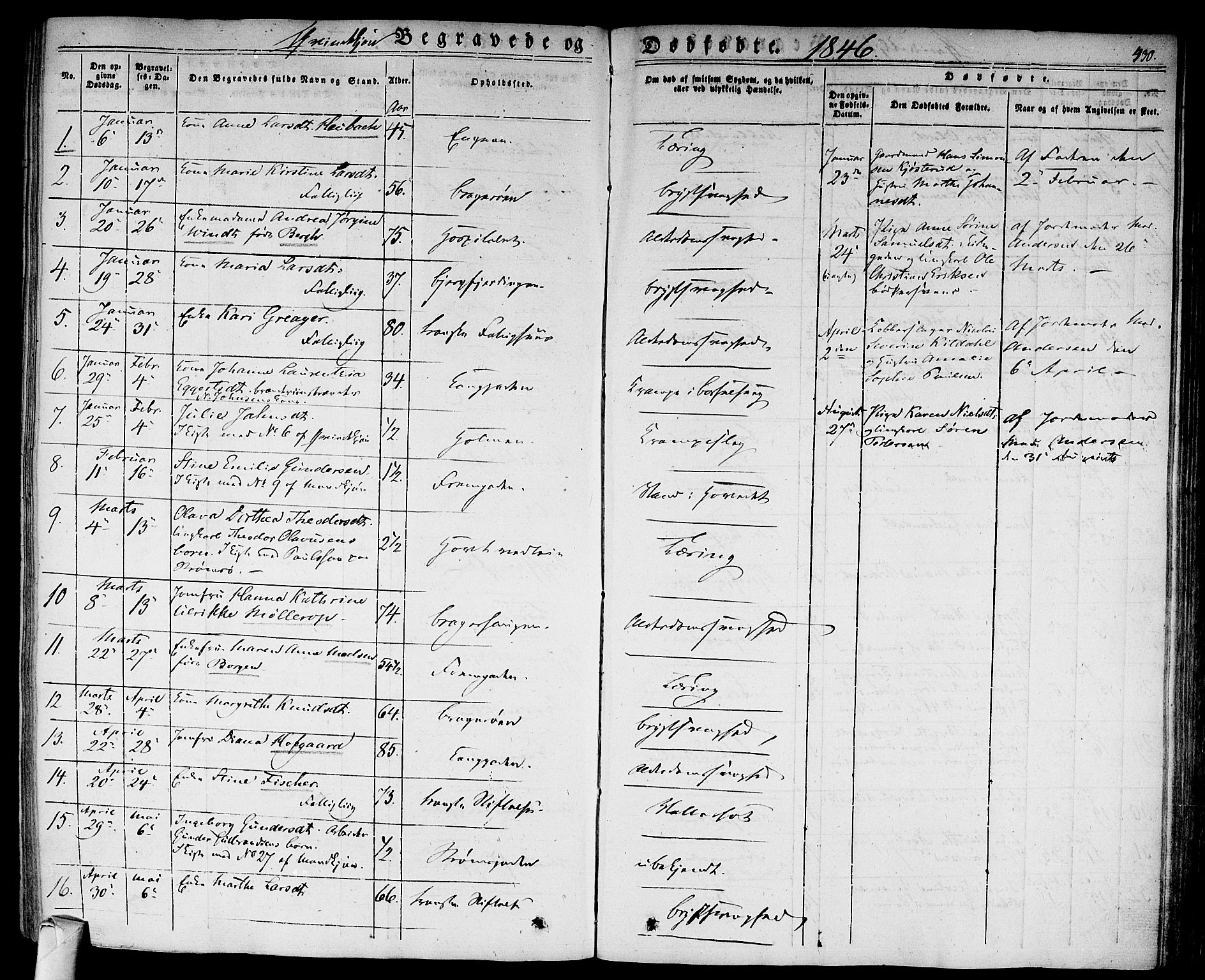 Bragernes kirkebøker, SAKO/A-6/F/Fb/L0001: Parish register (official) no. II 1, 1830-1847, p. 430