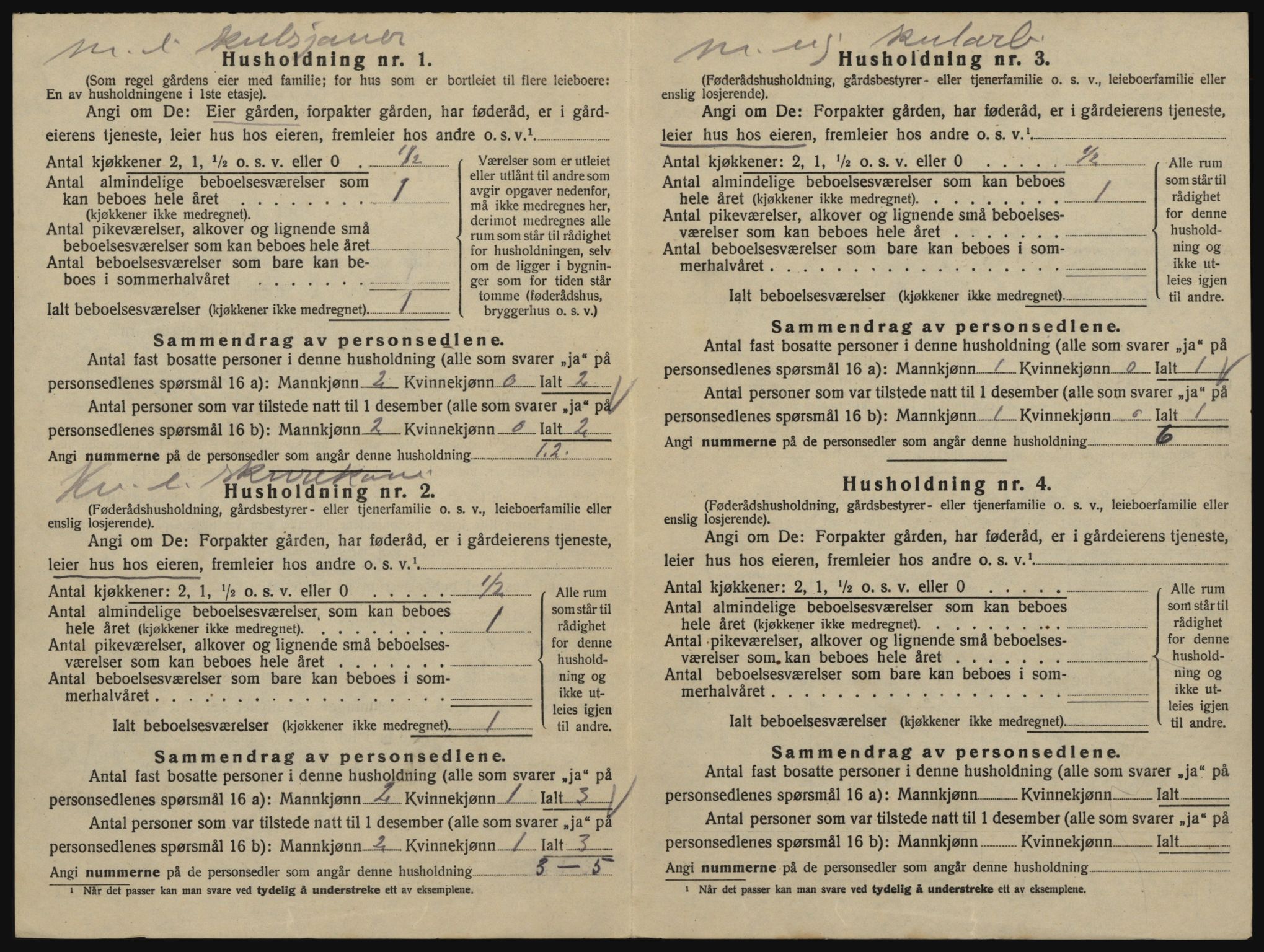 SAO, 1920 census for Glemmen, 1920, p. 2212